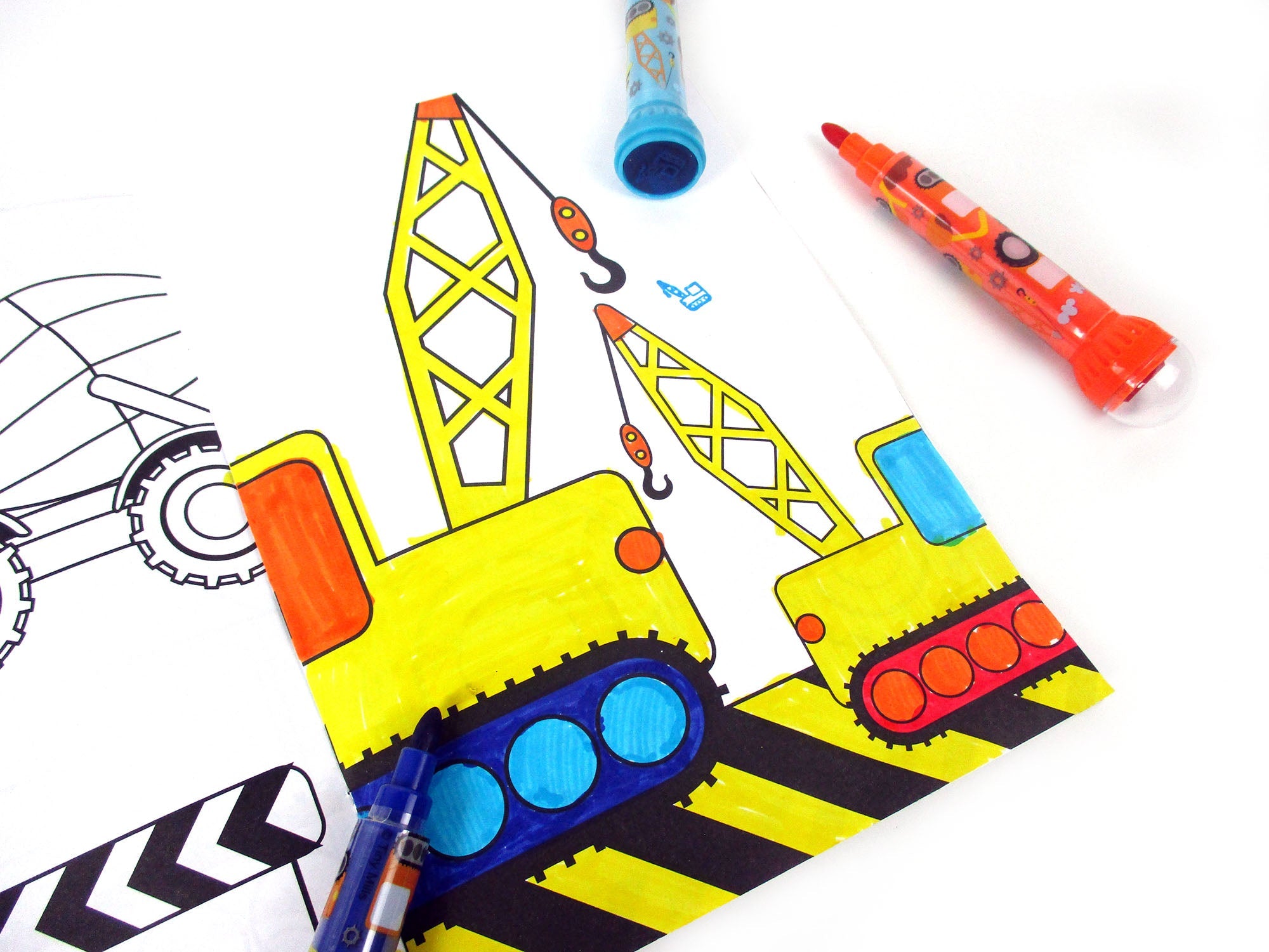 Construction Stamp Marker Set - Set Of 10