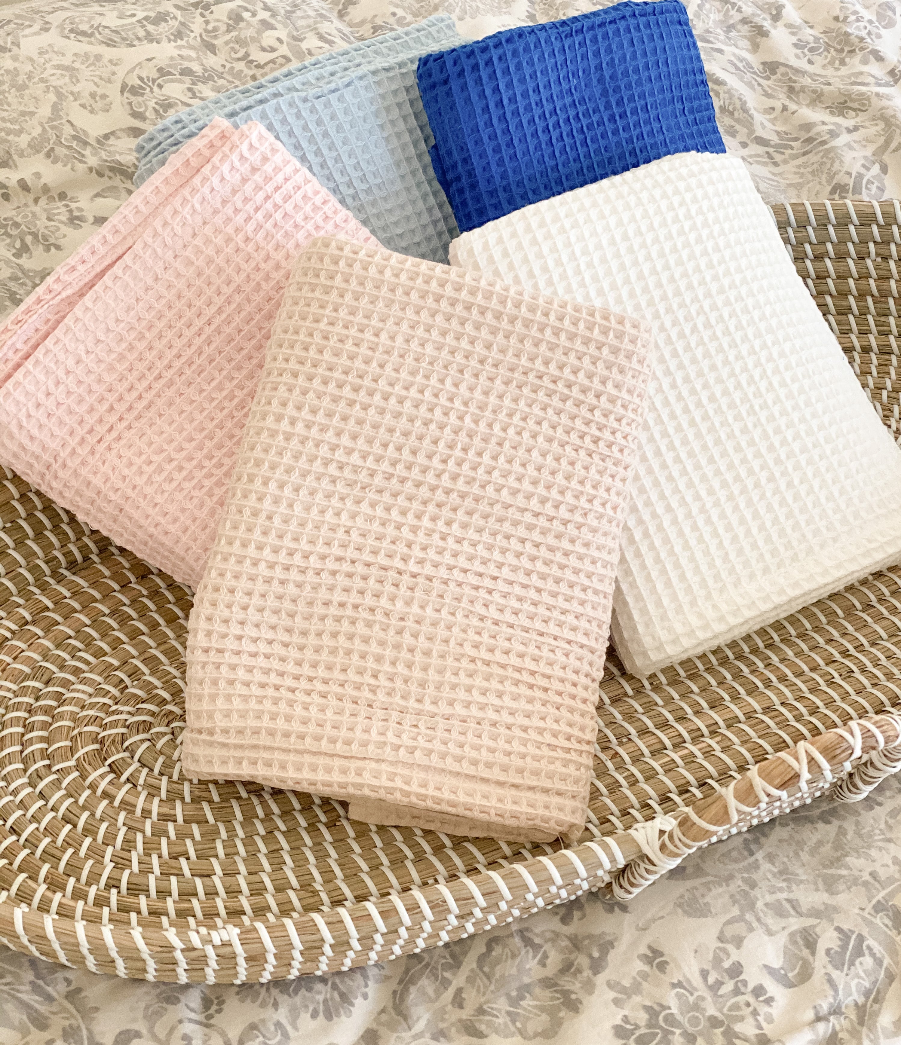 Waffle Blankets - Newborn, Baby, Toddler - 100% Cotton