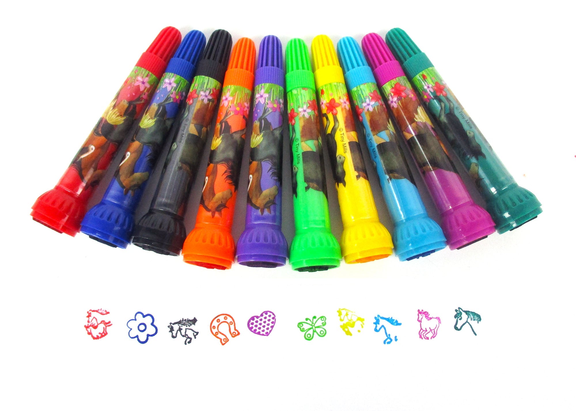 Horse Stamp Marker Set - Set Of 10