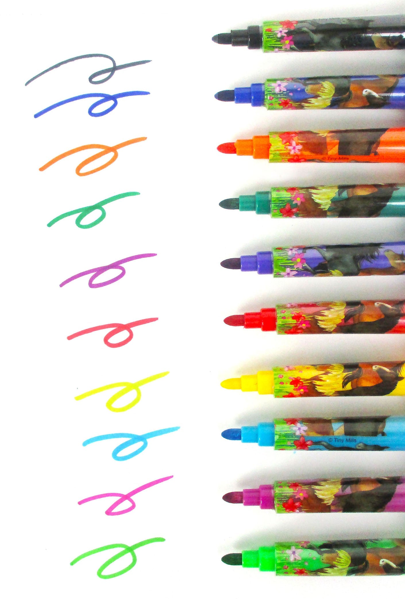 Horse Stamp Marker Set - Set Of 10