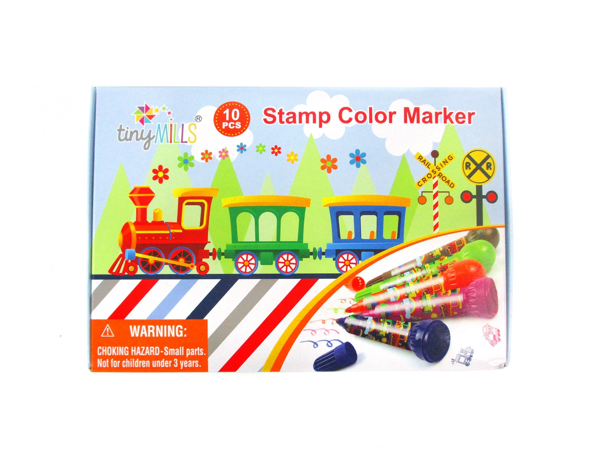 Train Stamp Marker Set - Set Of 10