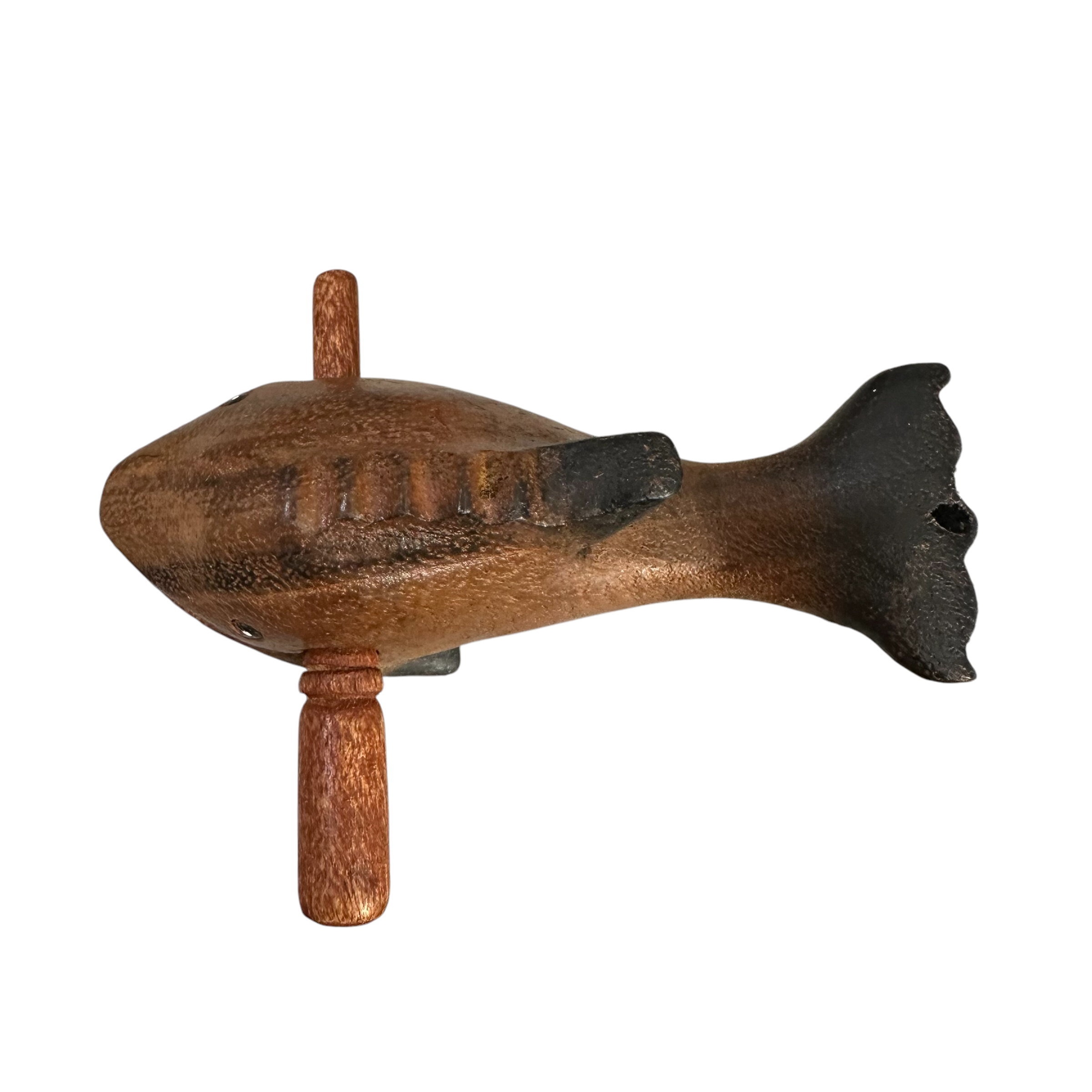 4dark-oak-stained-musical-whistle-dolphin-instrument