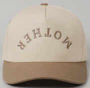 Mother Upside Down Lettering Embroidered Cap