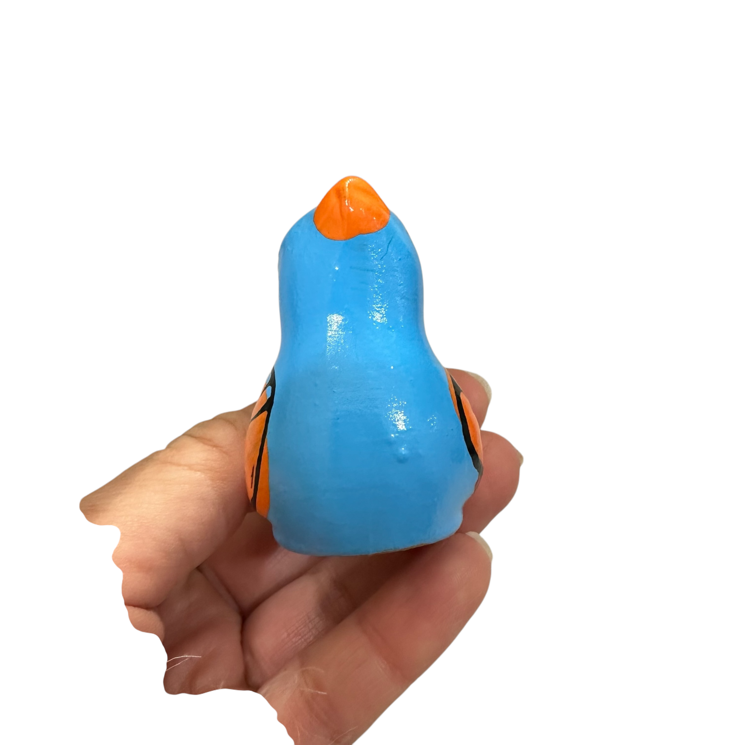 Clay Water Whistle Bird (light Blue)