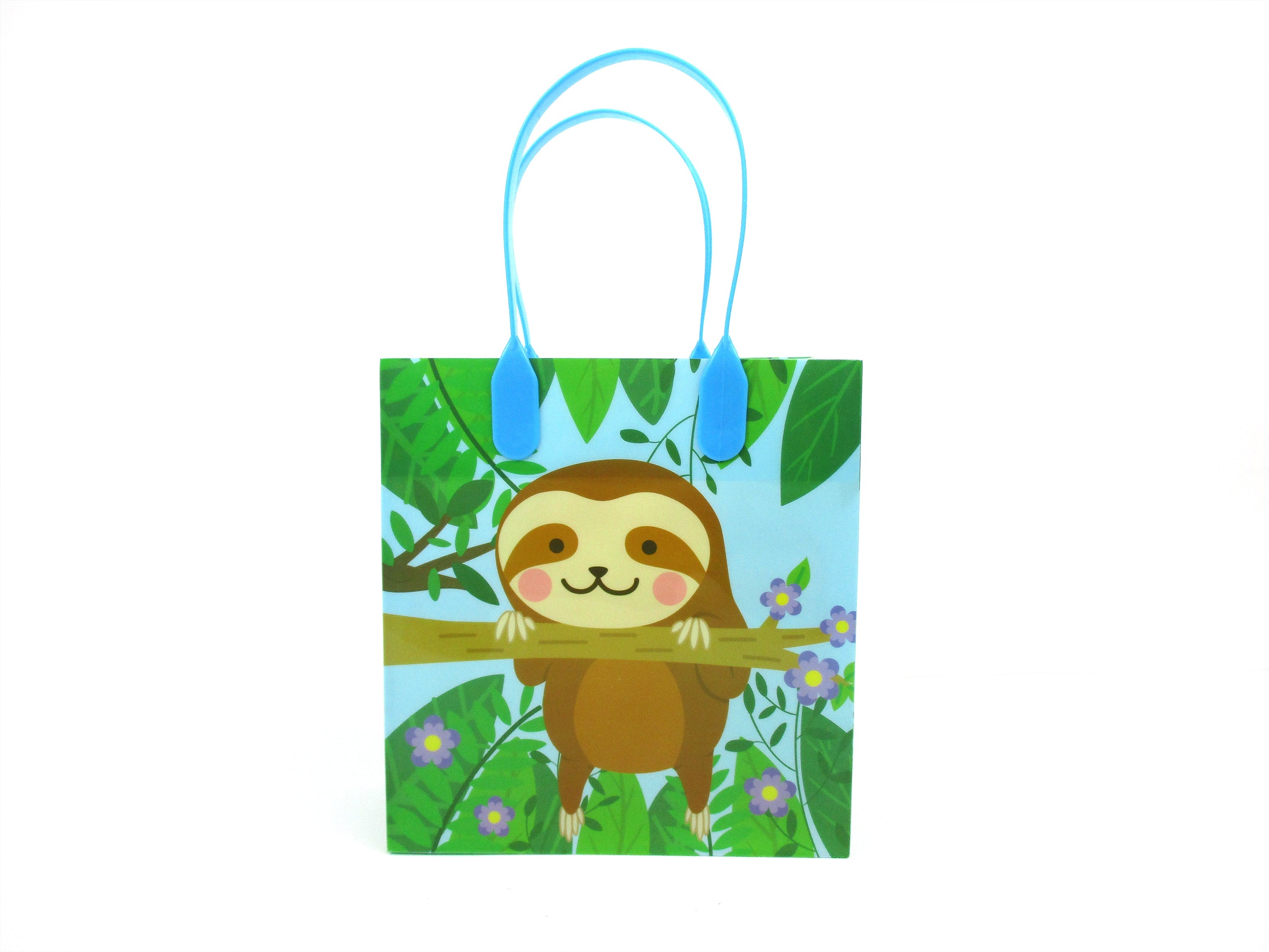 Sloth Party Favor Bags Treat Bags - Set Of 6 Or 12