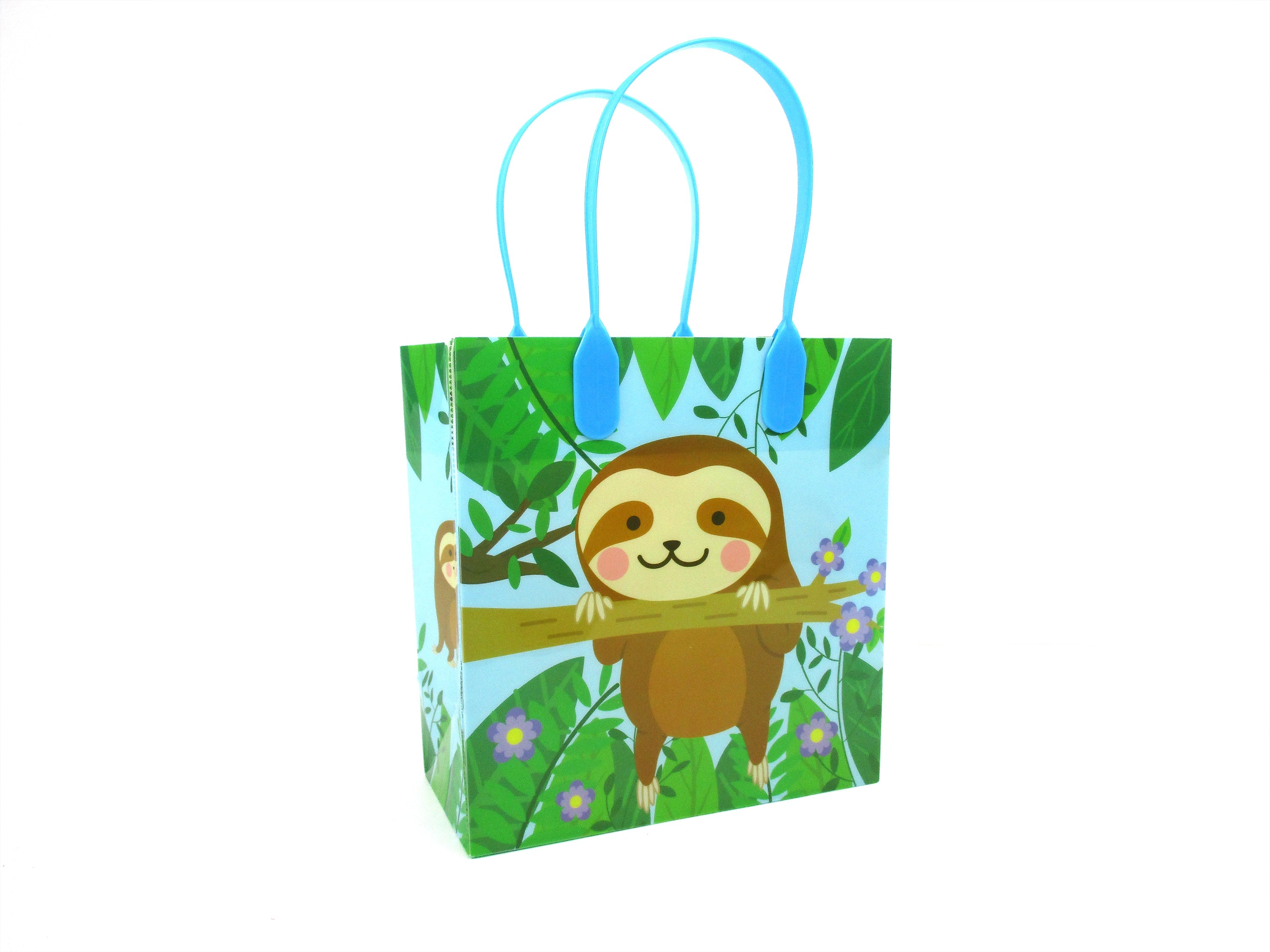 Sloth Party Favor Bags Treat Bags - Set Of 6 Or 12