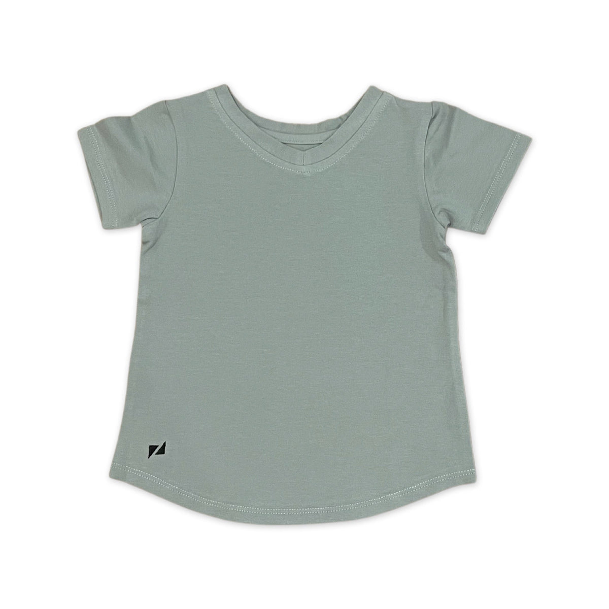 V-neck Signature Tee | Pale Green