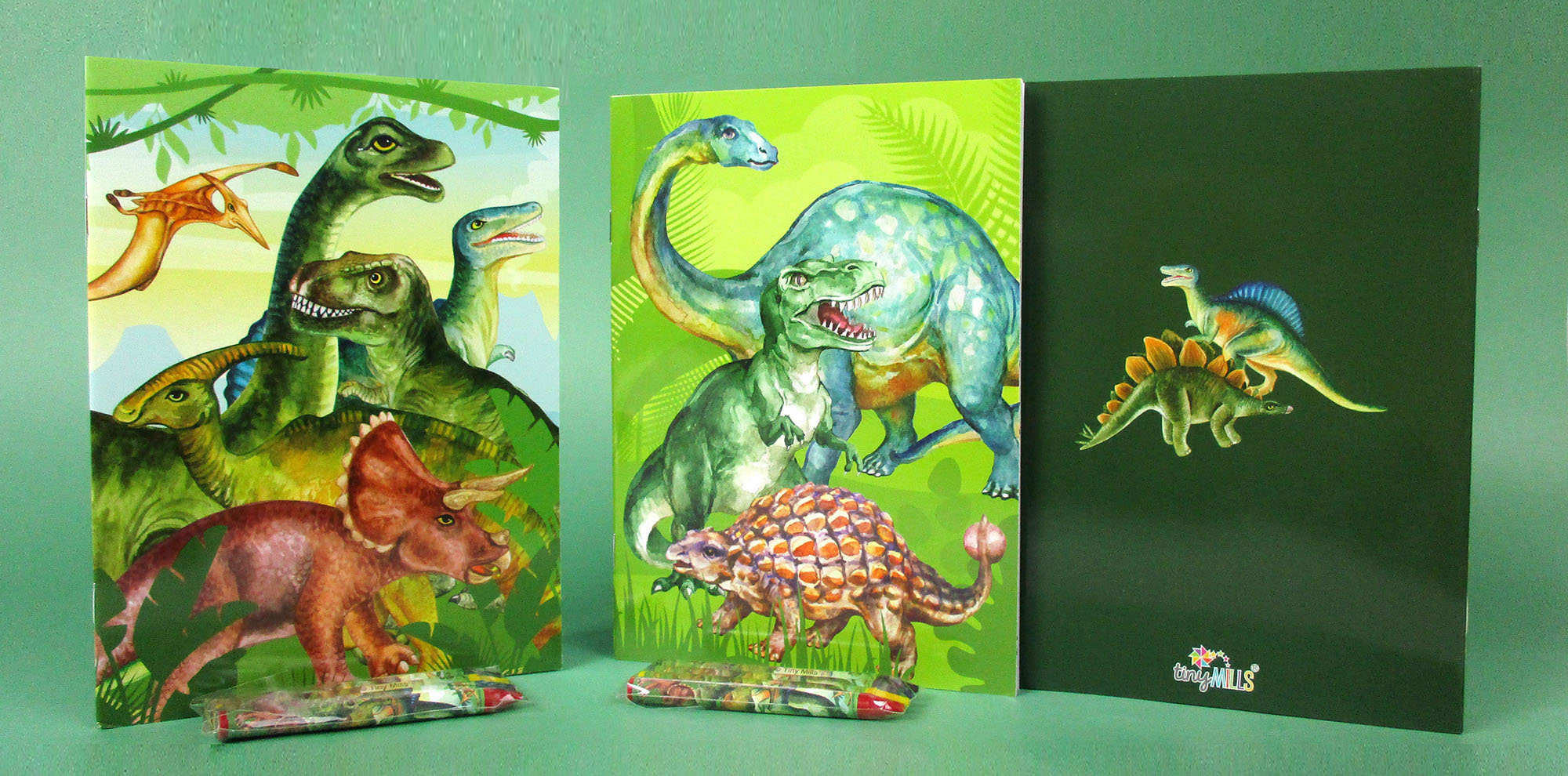Jurassic Coloring Books With Crayons Party Favors - Set Of 6 Or 12