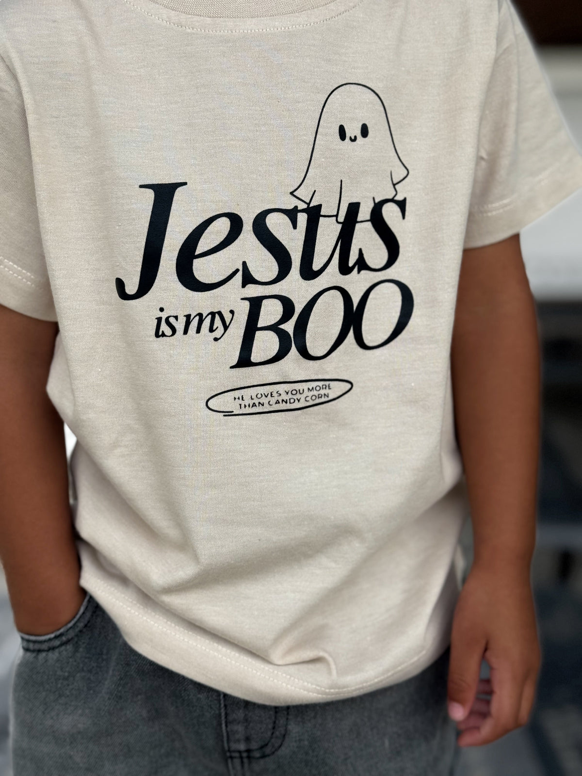Jesus Is My Boo Kids Tee