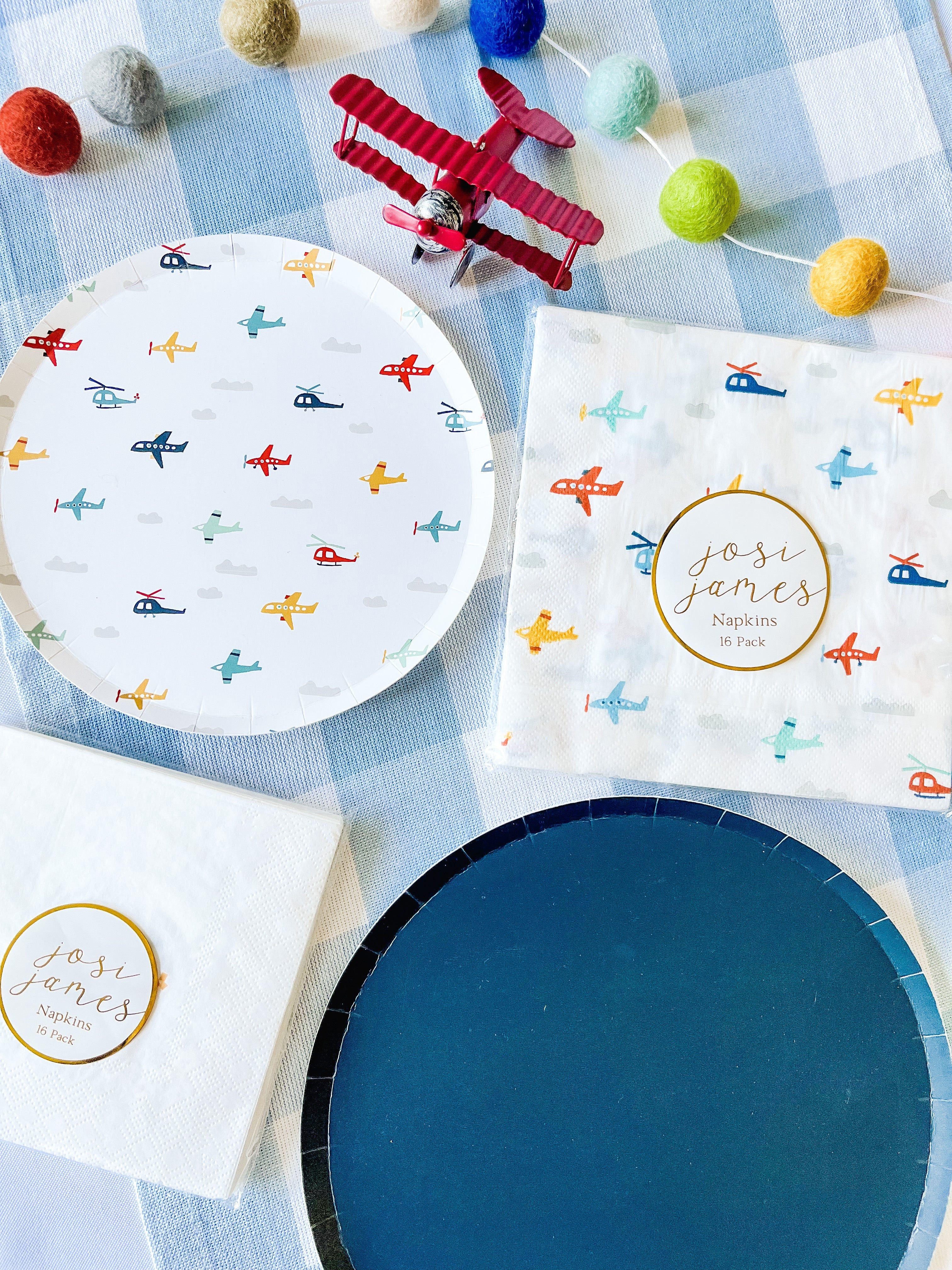 Airplane Napkins Small (16 Per Set)