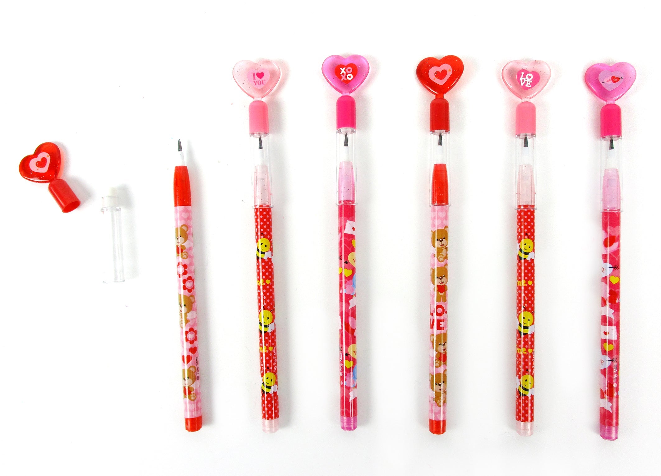 Valentine's Day Multi Point Pencils