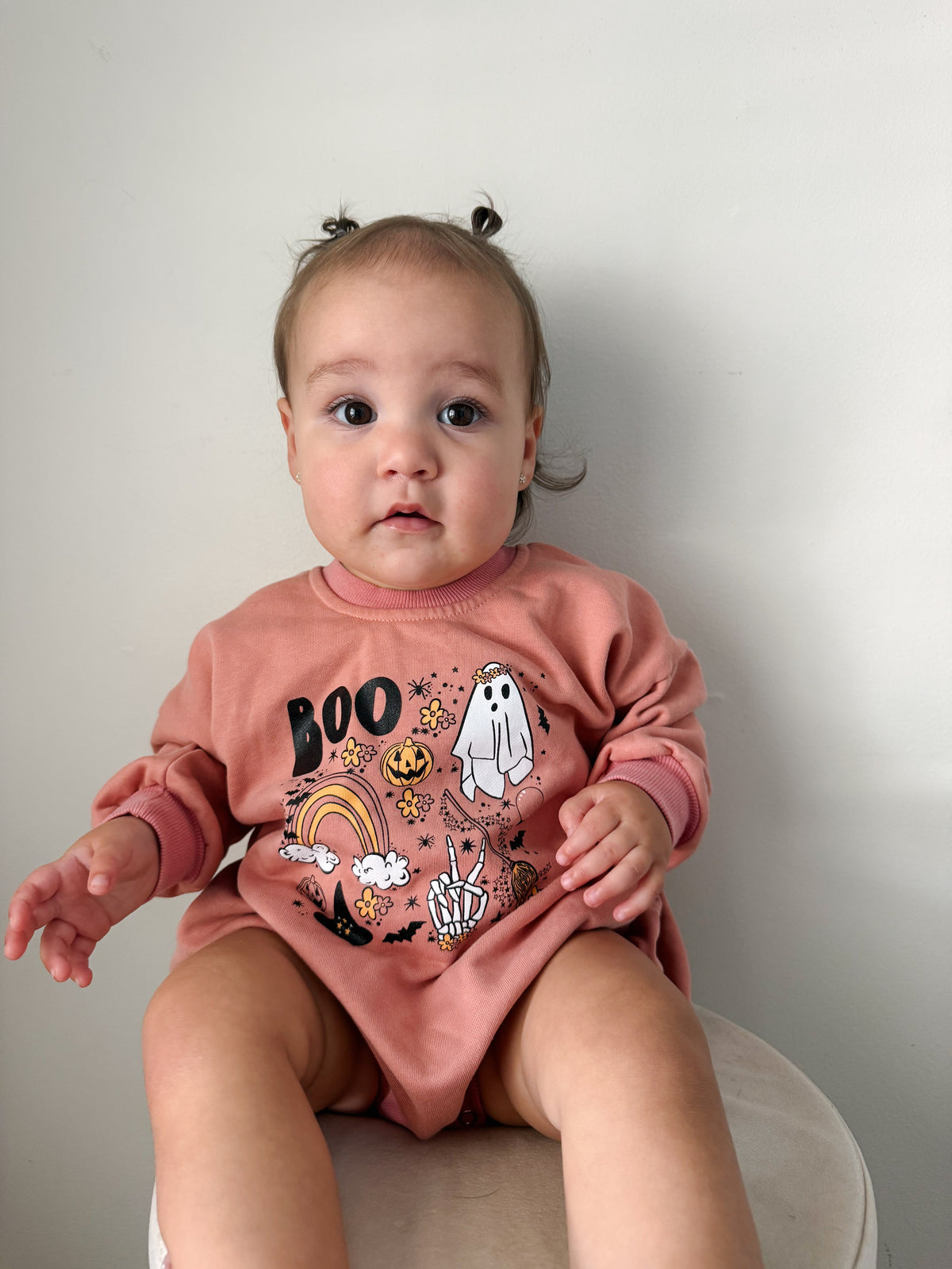 Halloween Sweatshirt Romper