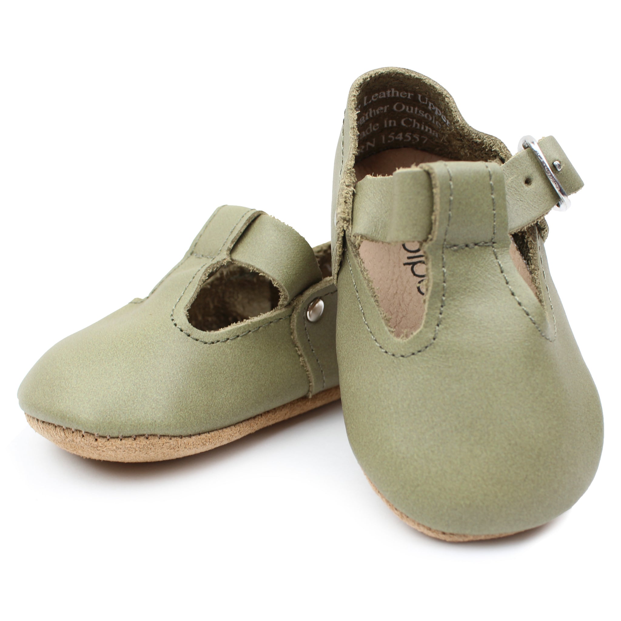 Olive - T-strap Mary Jane - Soft Sole