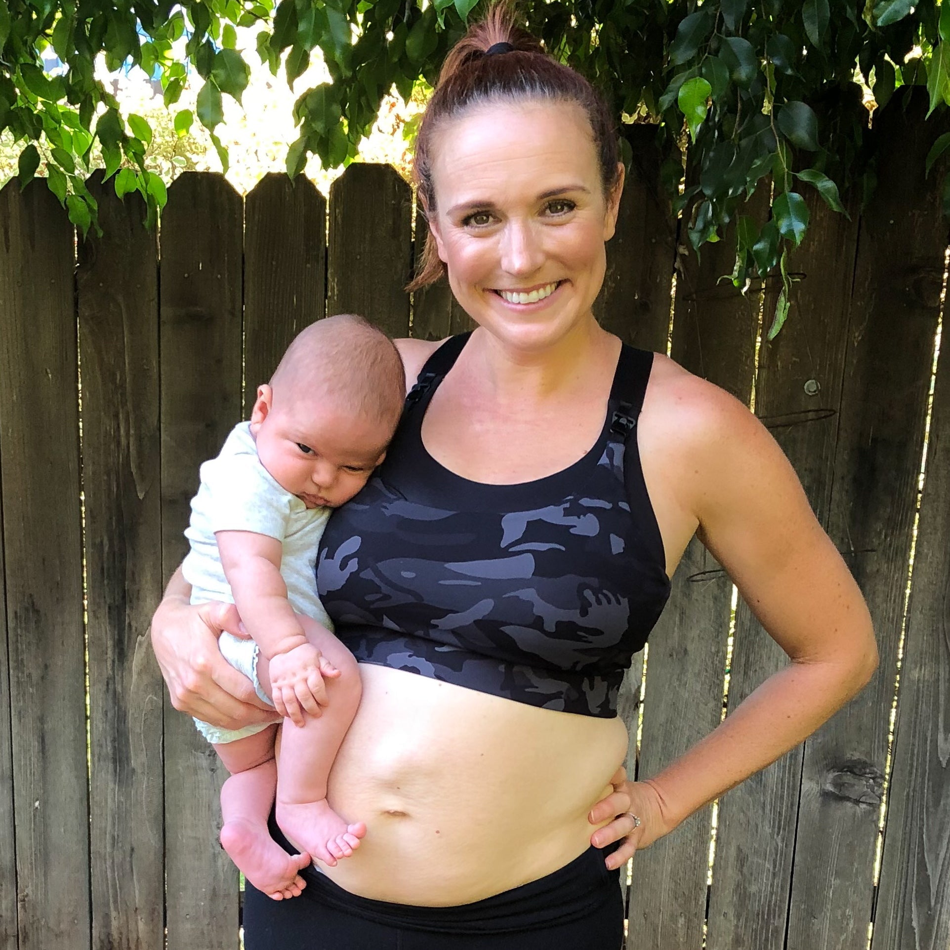 Venice High Impact Full Coverage Nursing Sports Bra (camo)