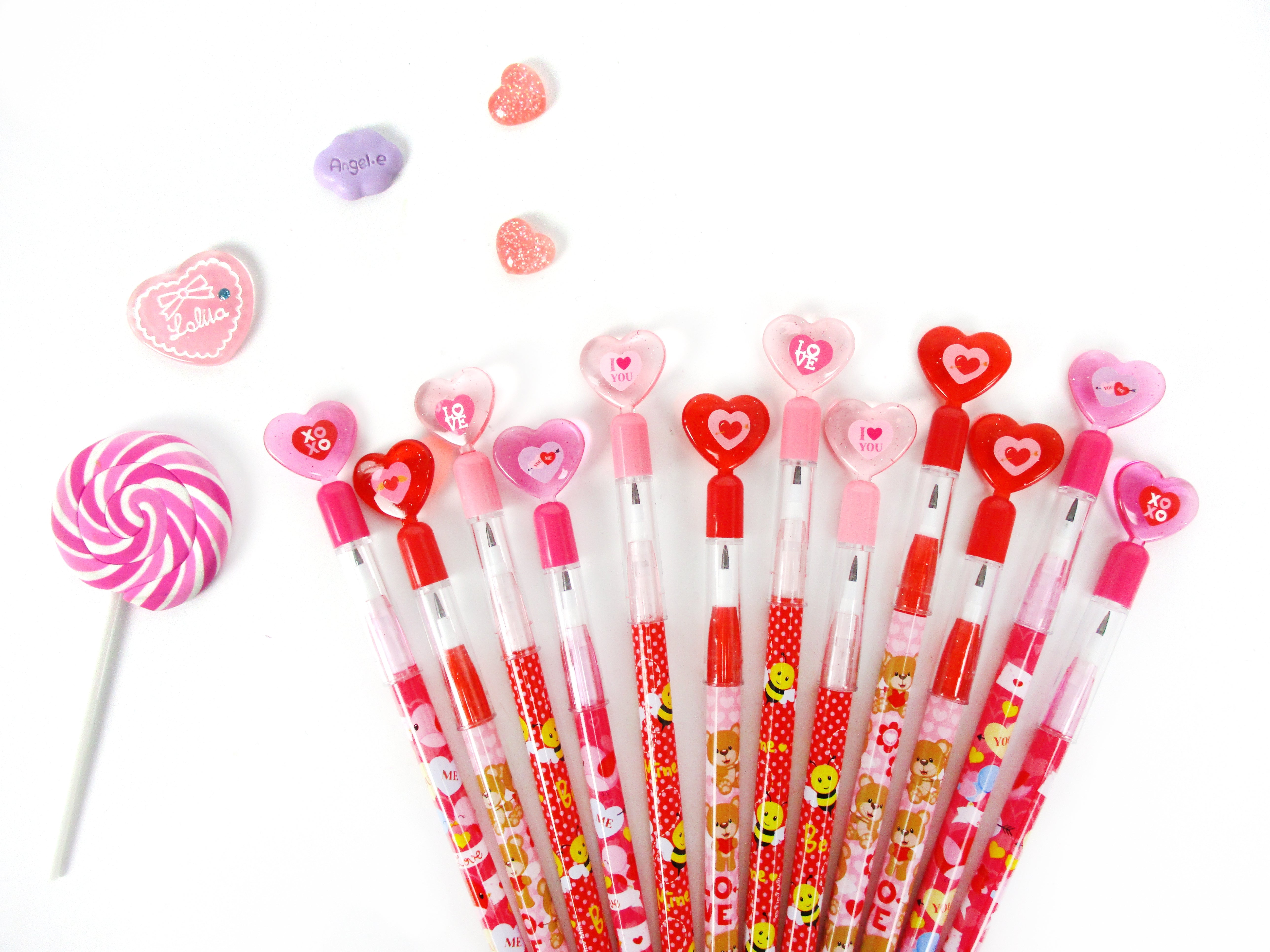 Valentine's Day Multi Point Pencils