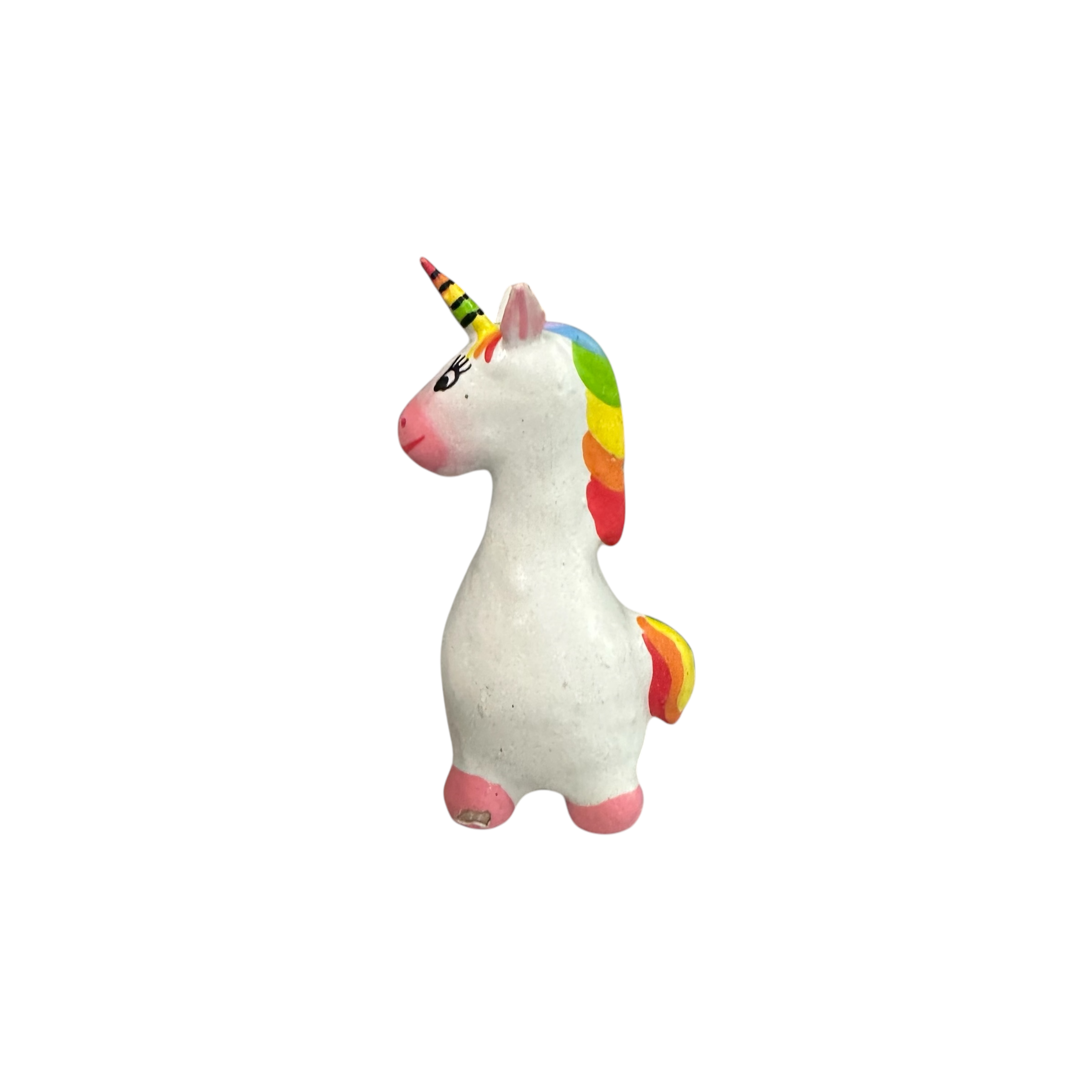 Mini Wooden Unicorn Figurine