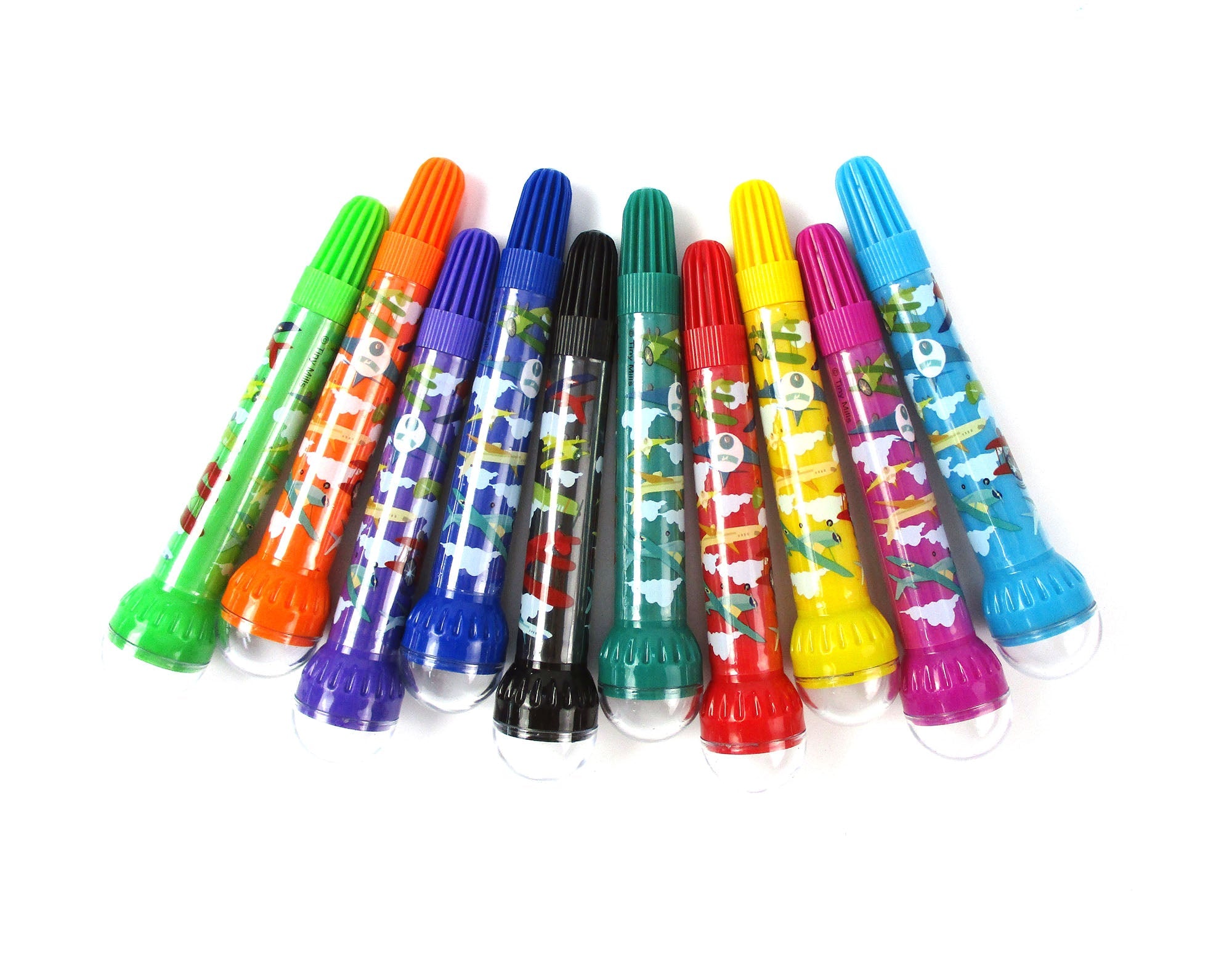 Airplane Stamp Marker Set - Set Of 10