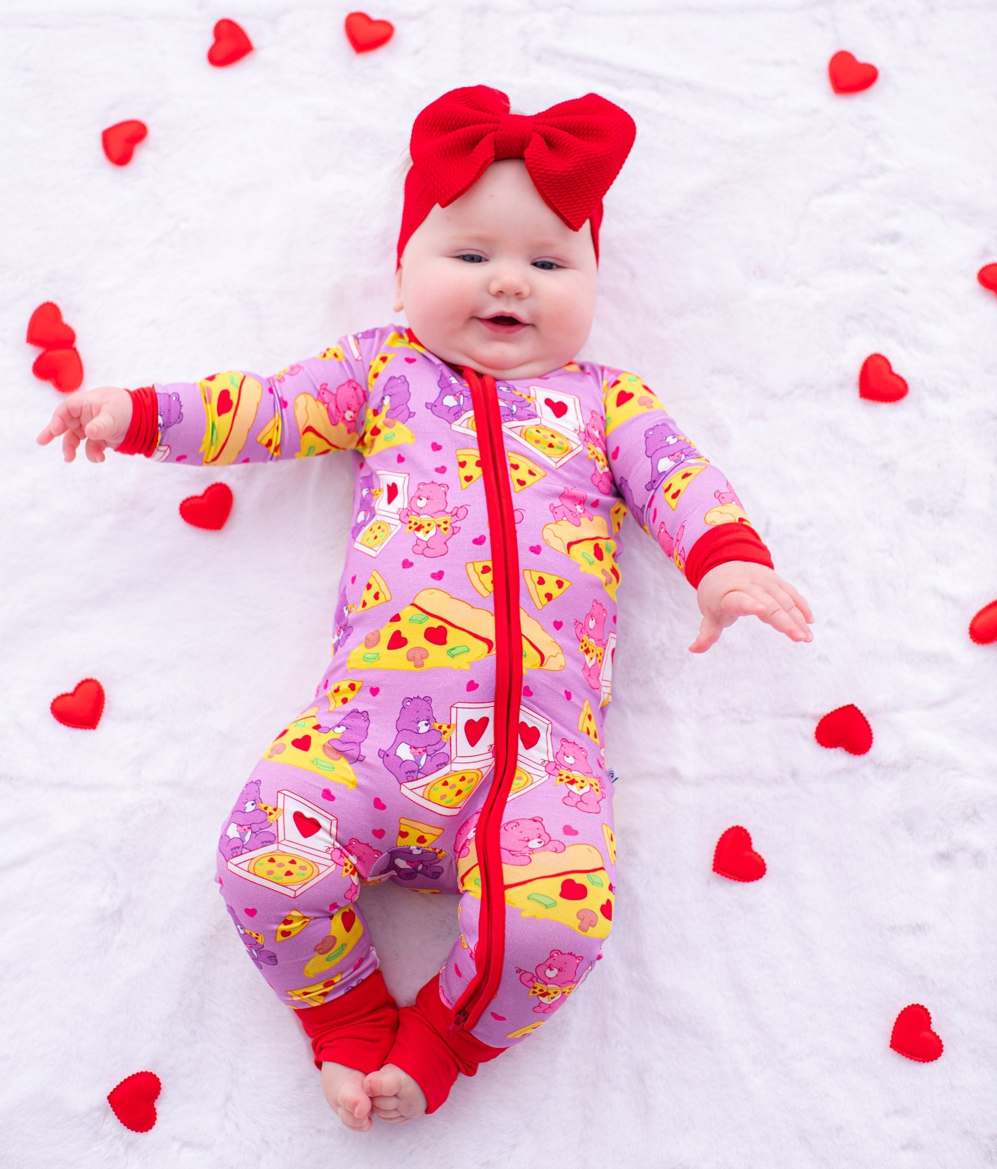 Care Bears™ Pizza Valentine Convertible Romper