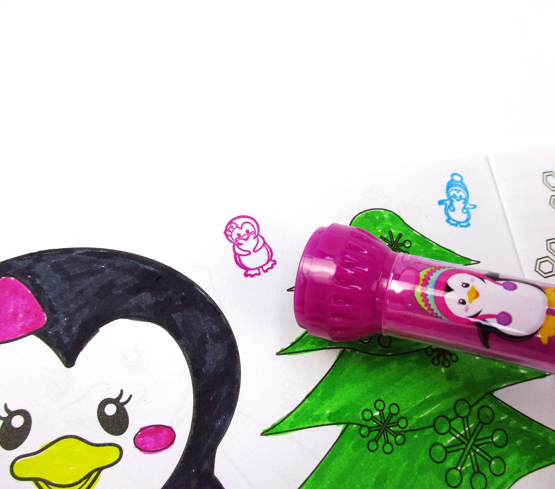 Penguin Stamp Marker Set - Set Of 10