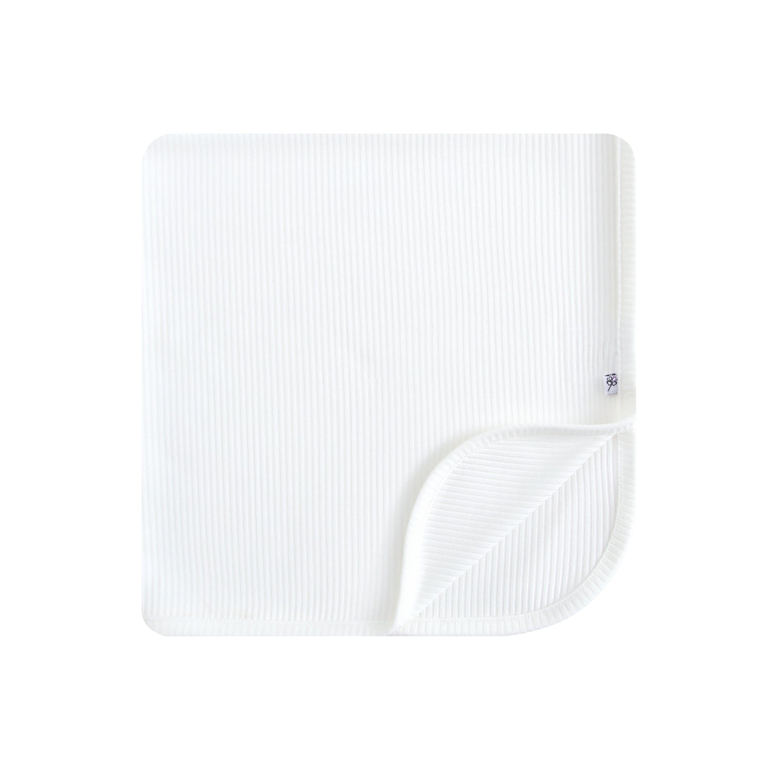 Snow Ribbed Swaddle Blanket