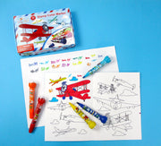 Airplane Stamp Marker Set - Set Of 10