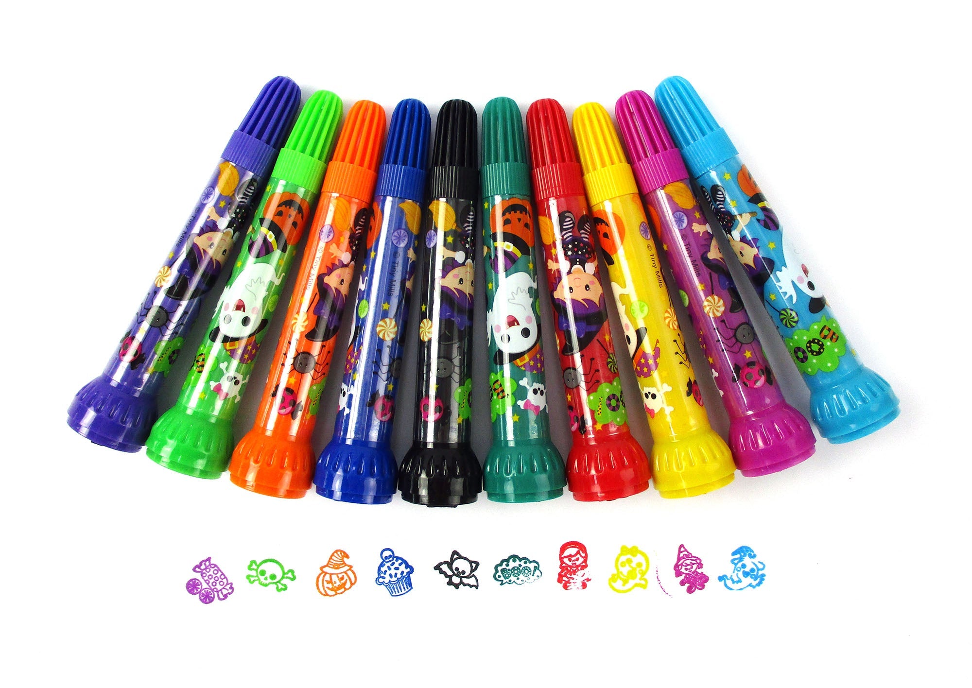 Halloween Stamp Marker Set - Set Of 10