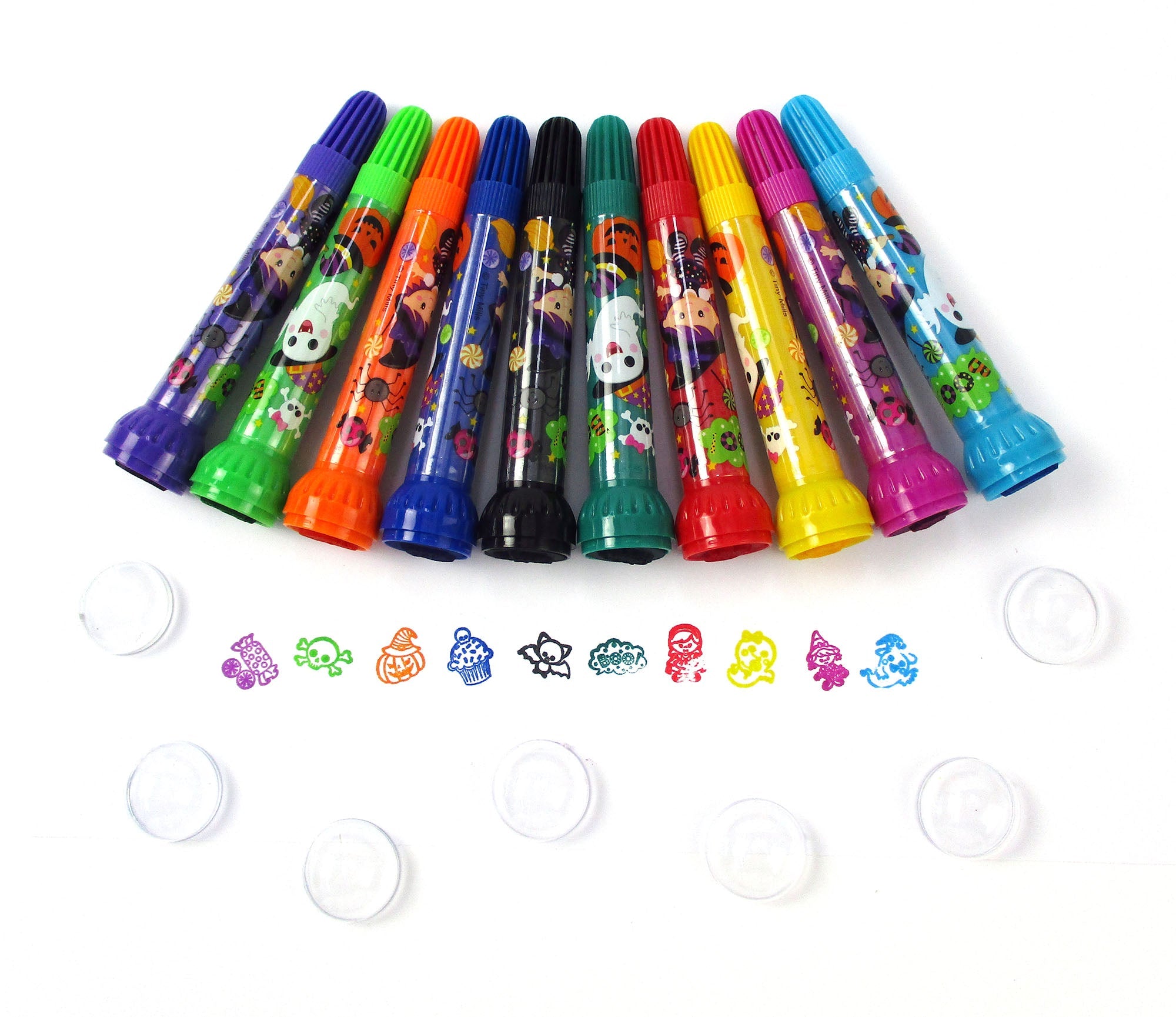 Halloween Stamp Marker Set - Set Of 10