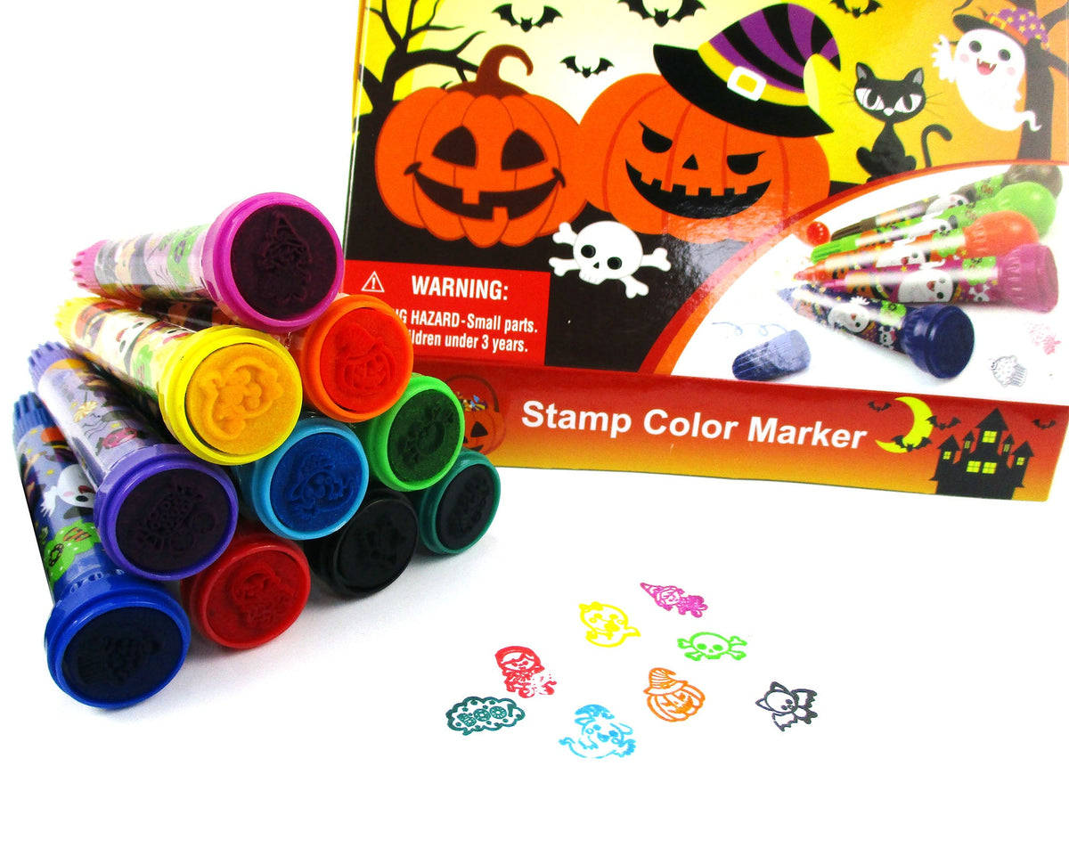 Halloween Stamp Marker Set - Set Of 10