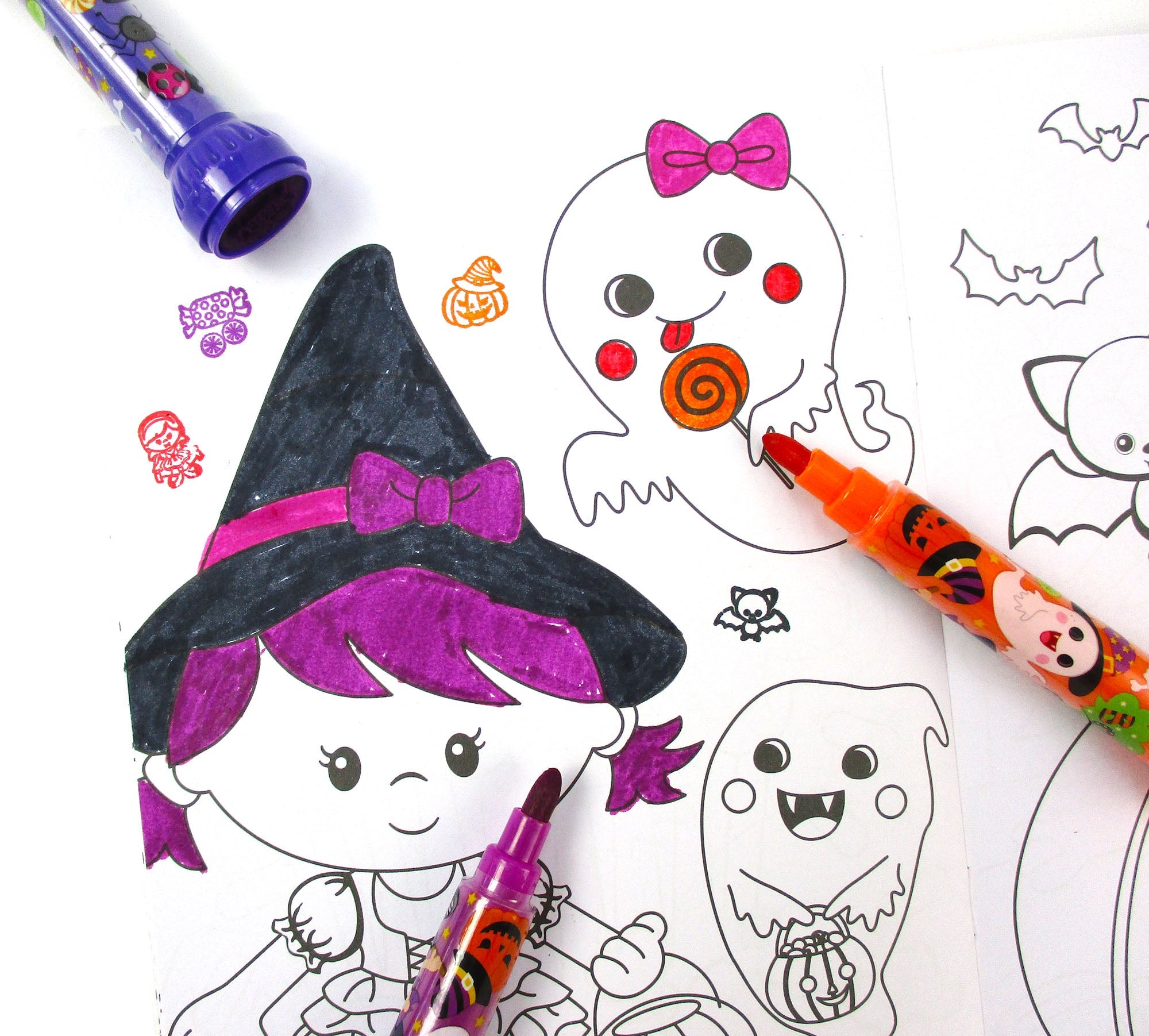 Halloween Stamp Marker Set - Set Of 10