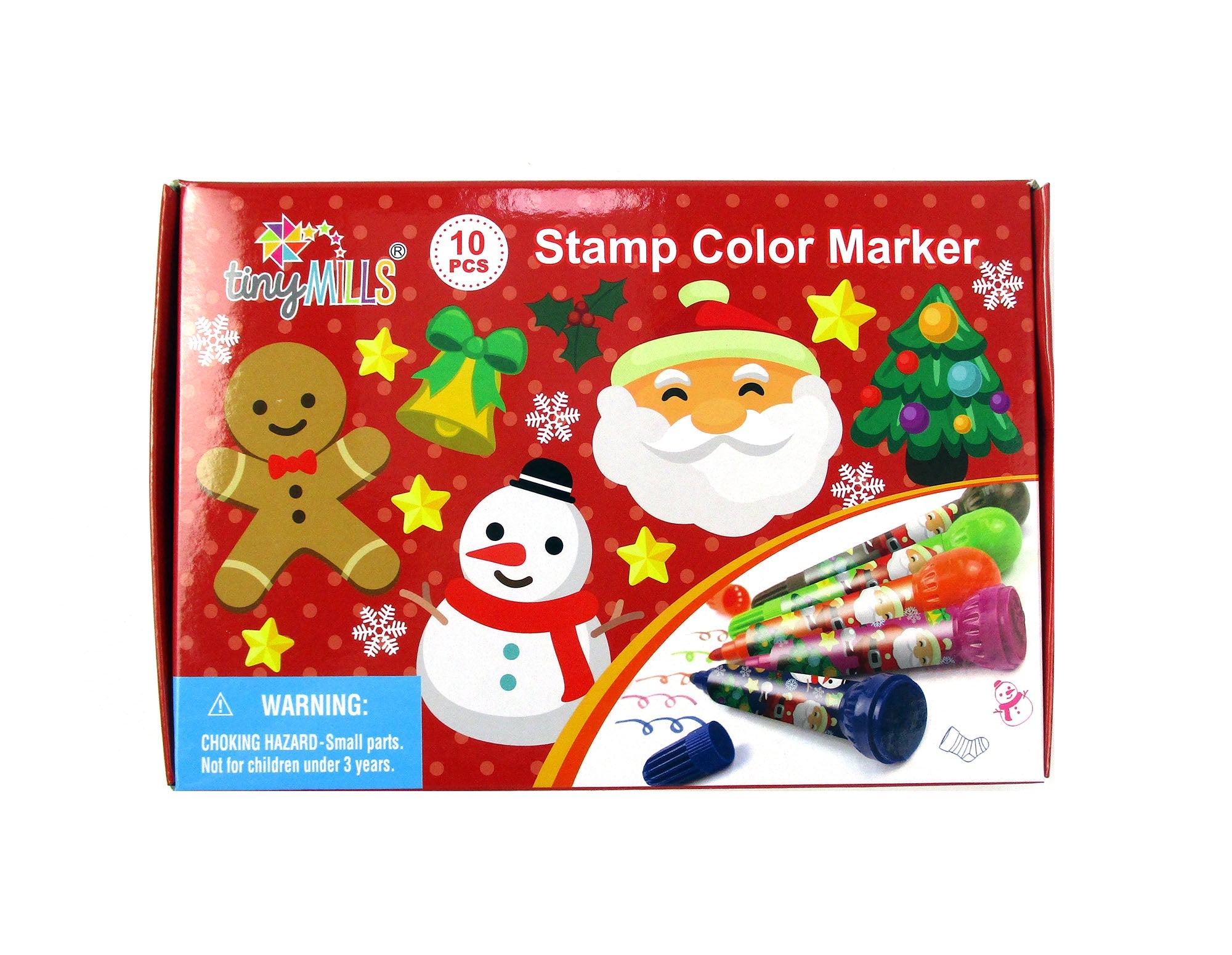 Christmas Stamp Marker Set - Set Of 10