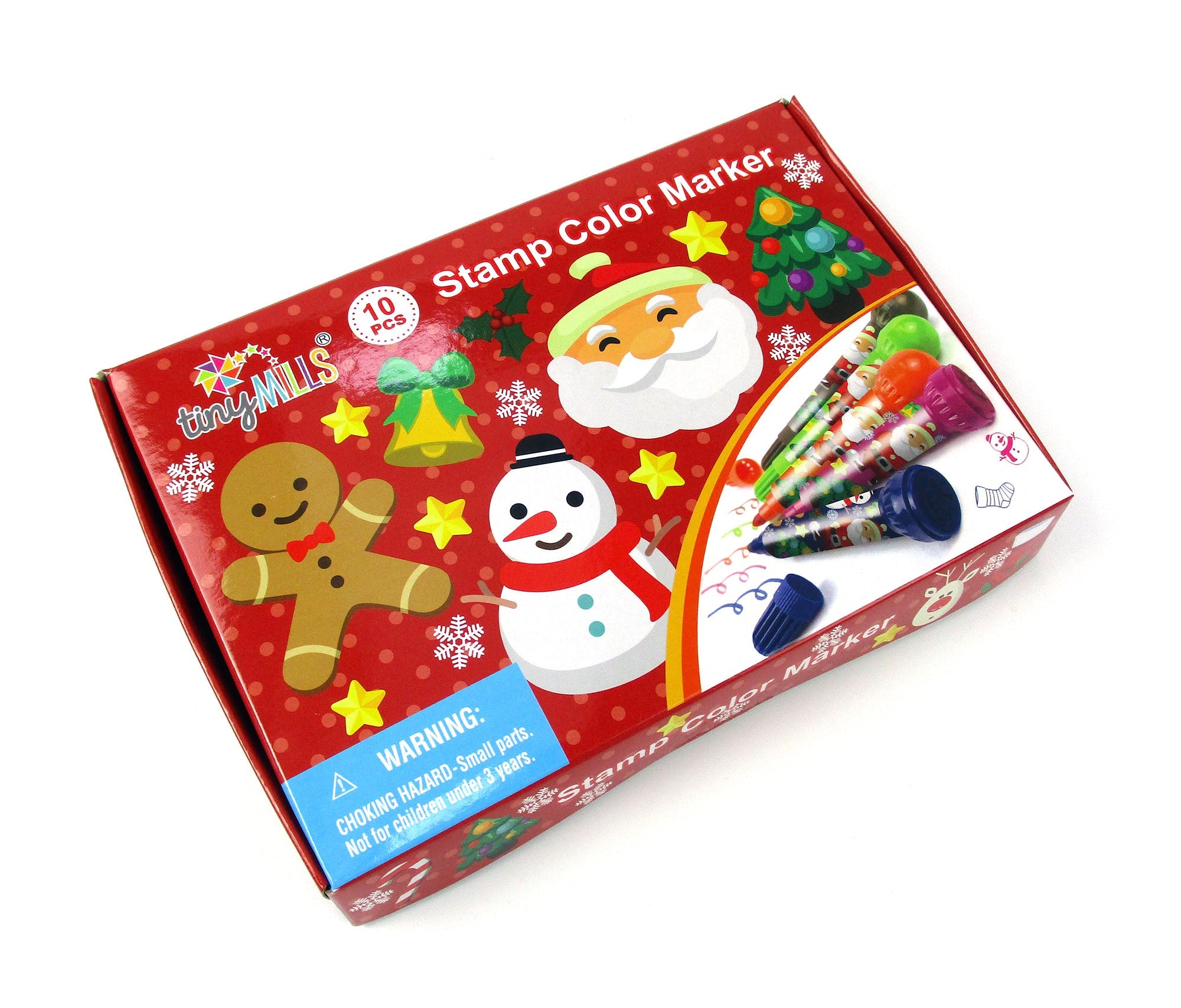 Christmas Stamp Marker Set - Set Of 10