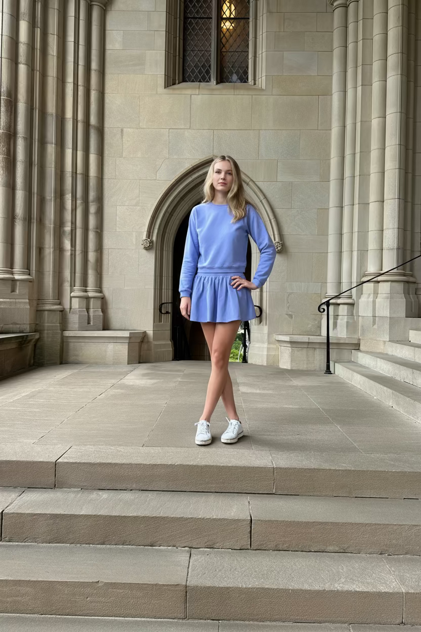 Aa Blue Sweatshirt