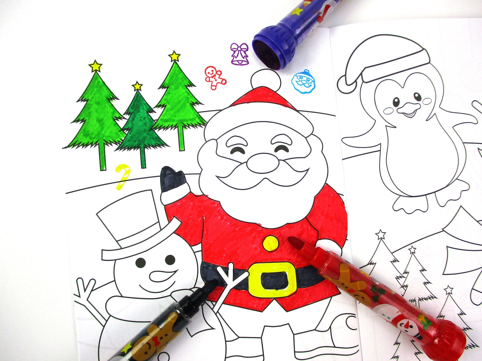 Christmas Stamp Marker Set - Set Of 10