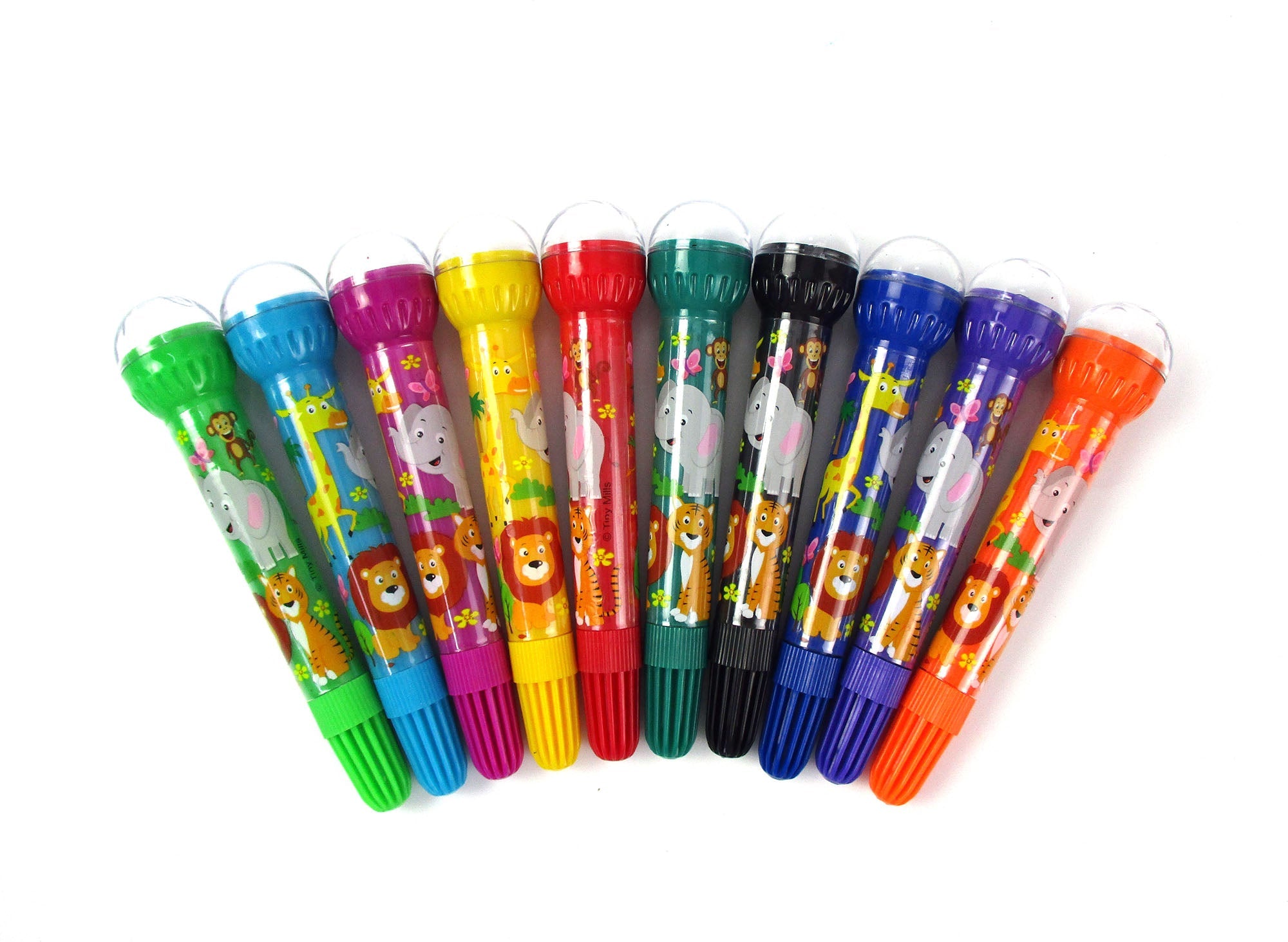 Wild Life Safari Animals Stamp Marker Set - Set Of 10