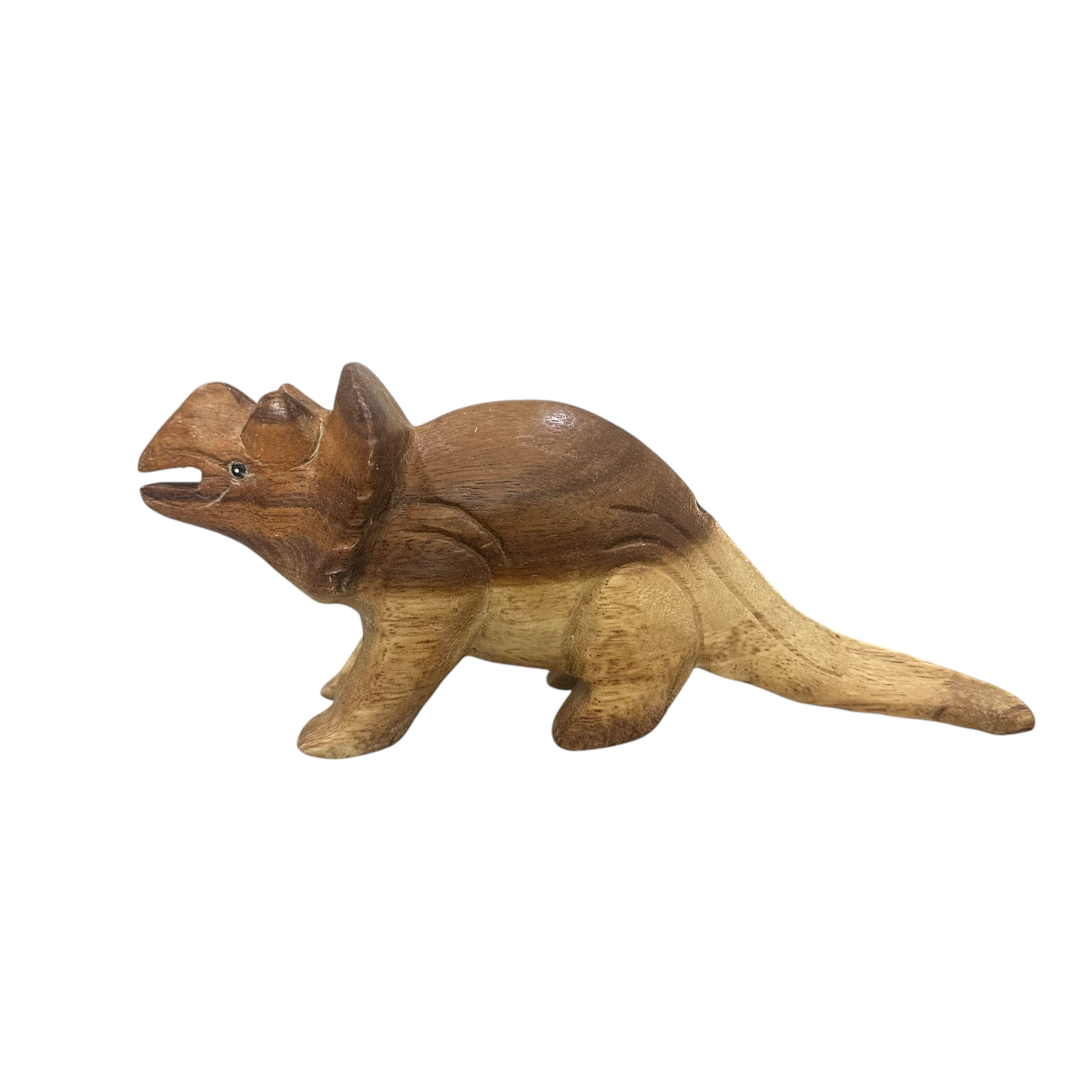 Wooden Musical Tri Dinosaur Whistle Instrument