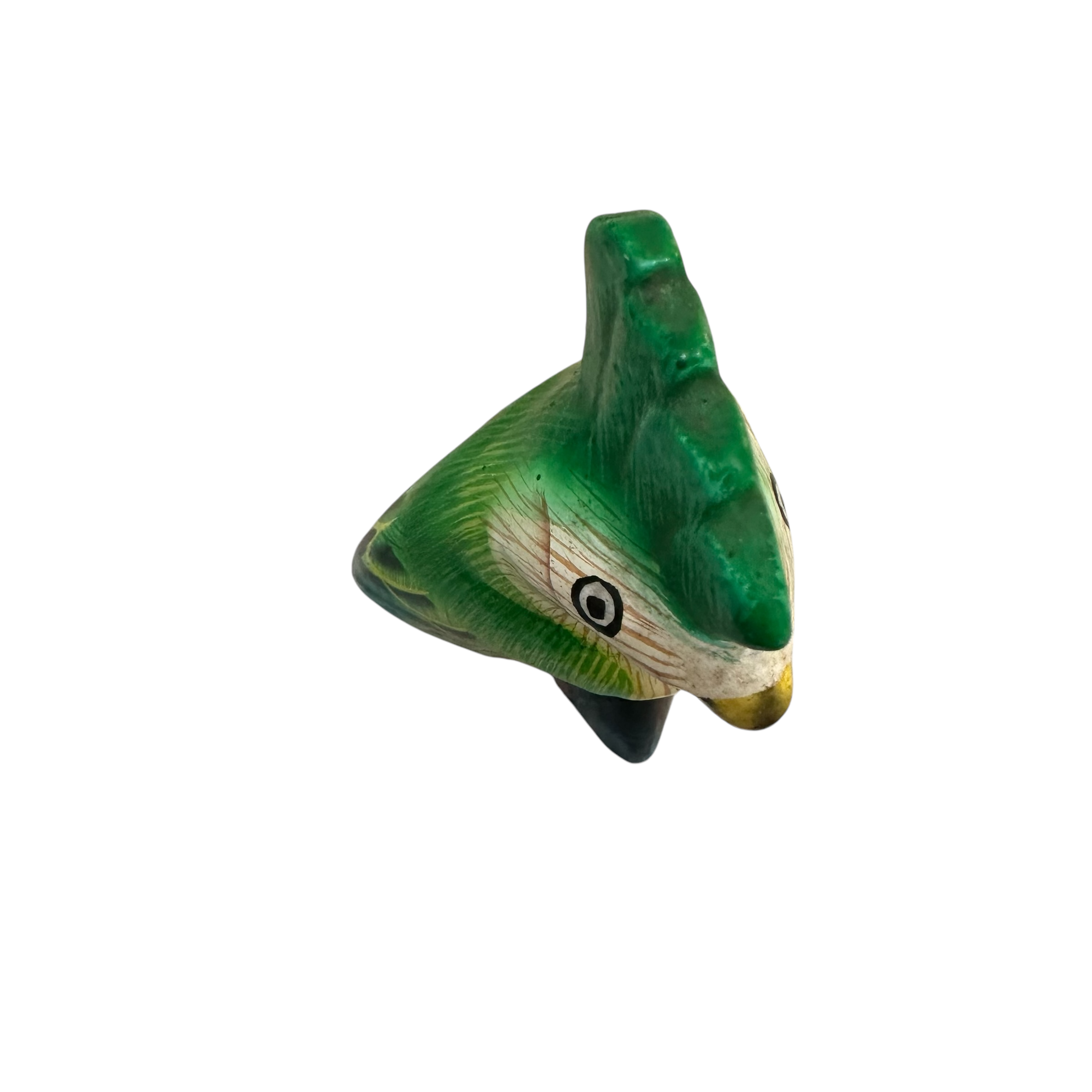 Wooden Parrot Decoration Figurine (green)