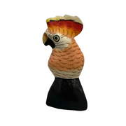 Wooden Parrot Decoration Figurine (orange)