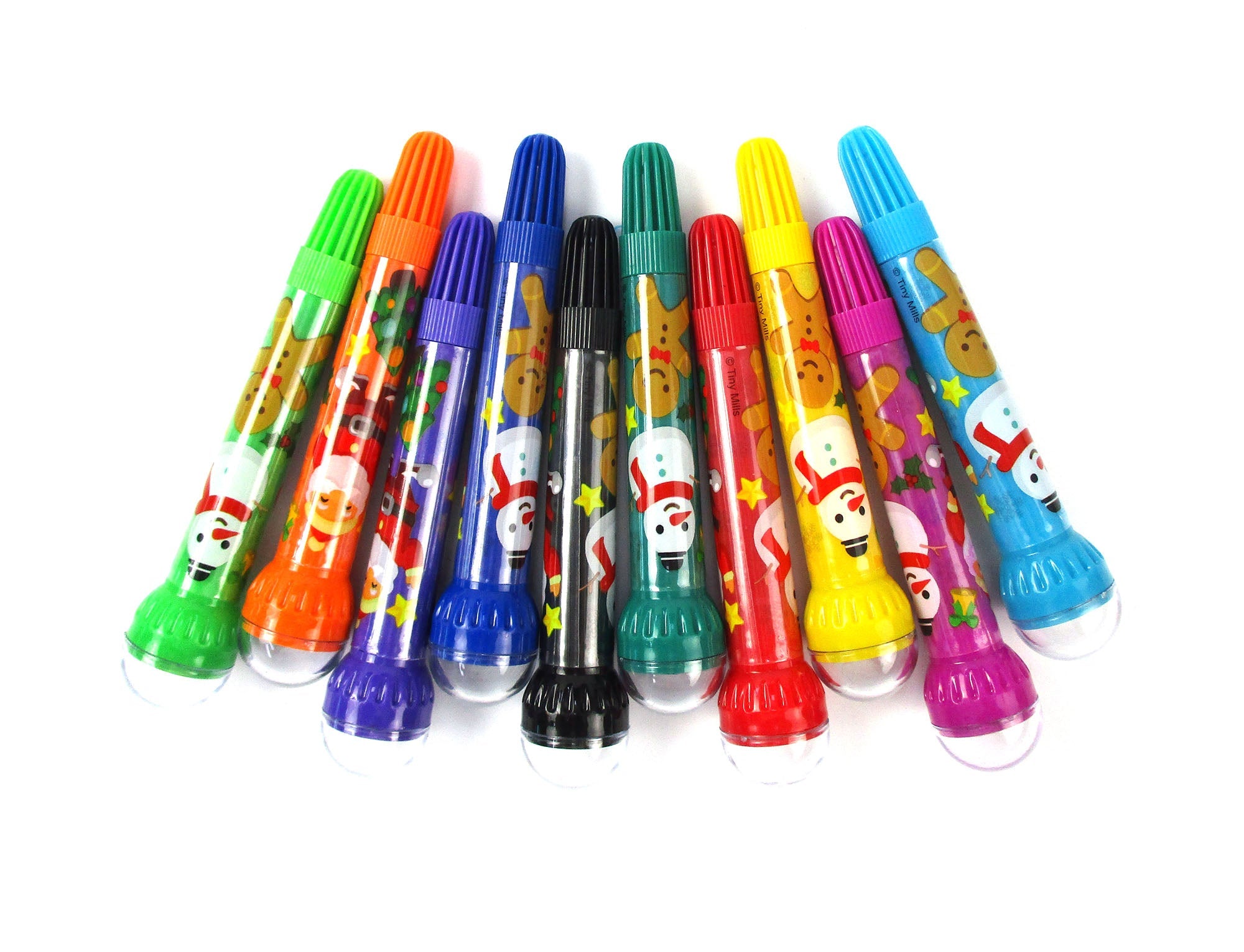 Christmas Stamp Marker Set - Set Of 10