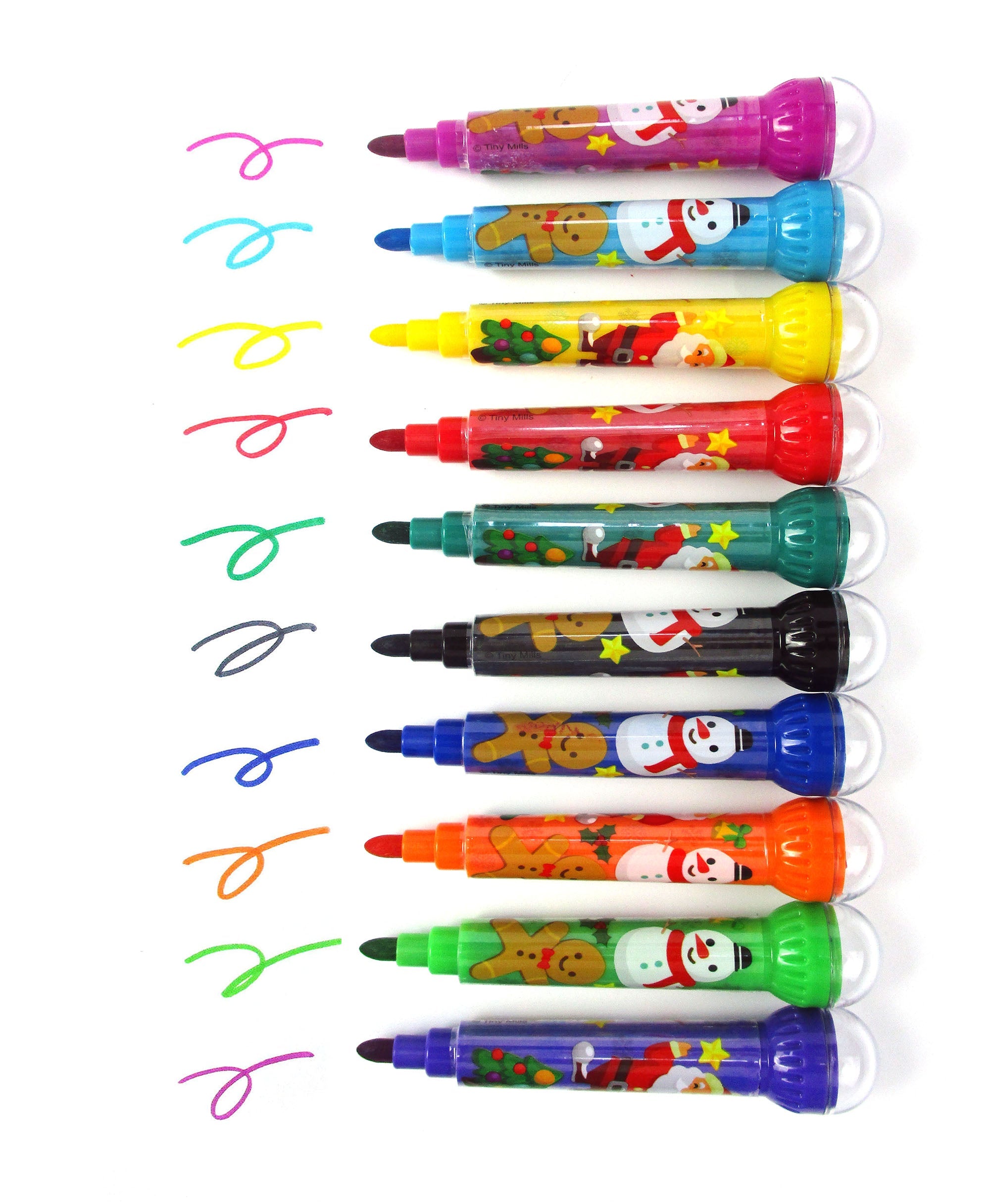 Christmas Stamp Marker Set - Set Of 10