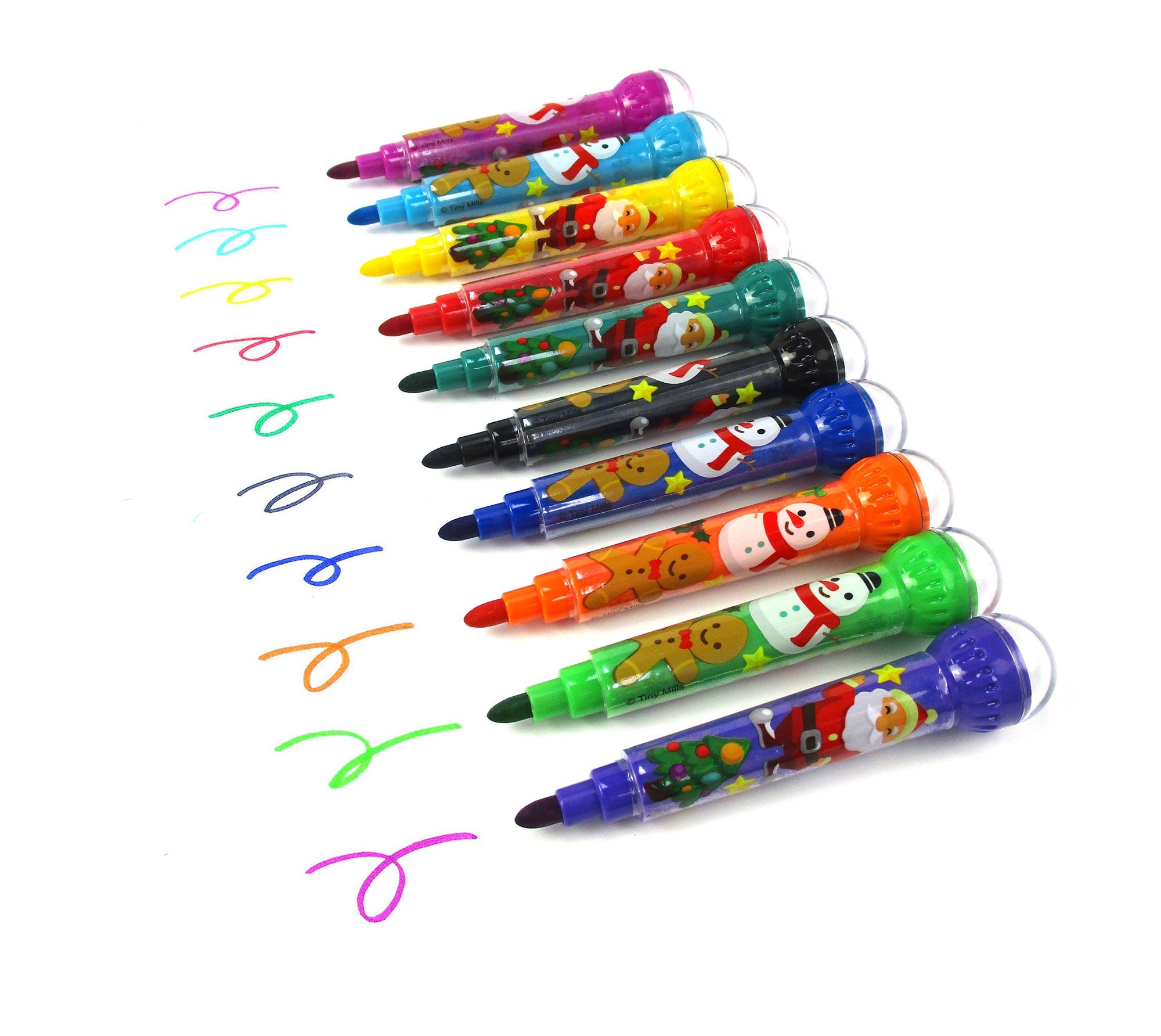 Christmas Stamp Marker Set - Set Of 10