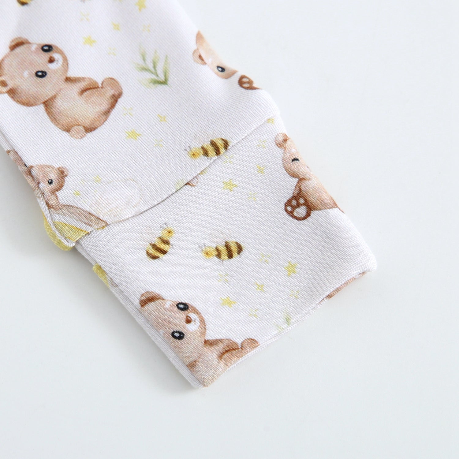 Sweet As Honey Zippered Baby Romper
