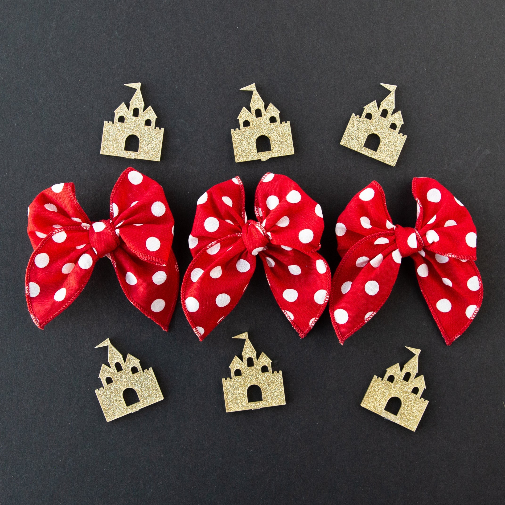 Minnie's Polka Dot | Pigtail Set - Petite Party Bow