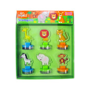 Safari Wild Animals Acrylic Stamp Set Of 6
