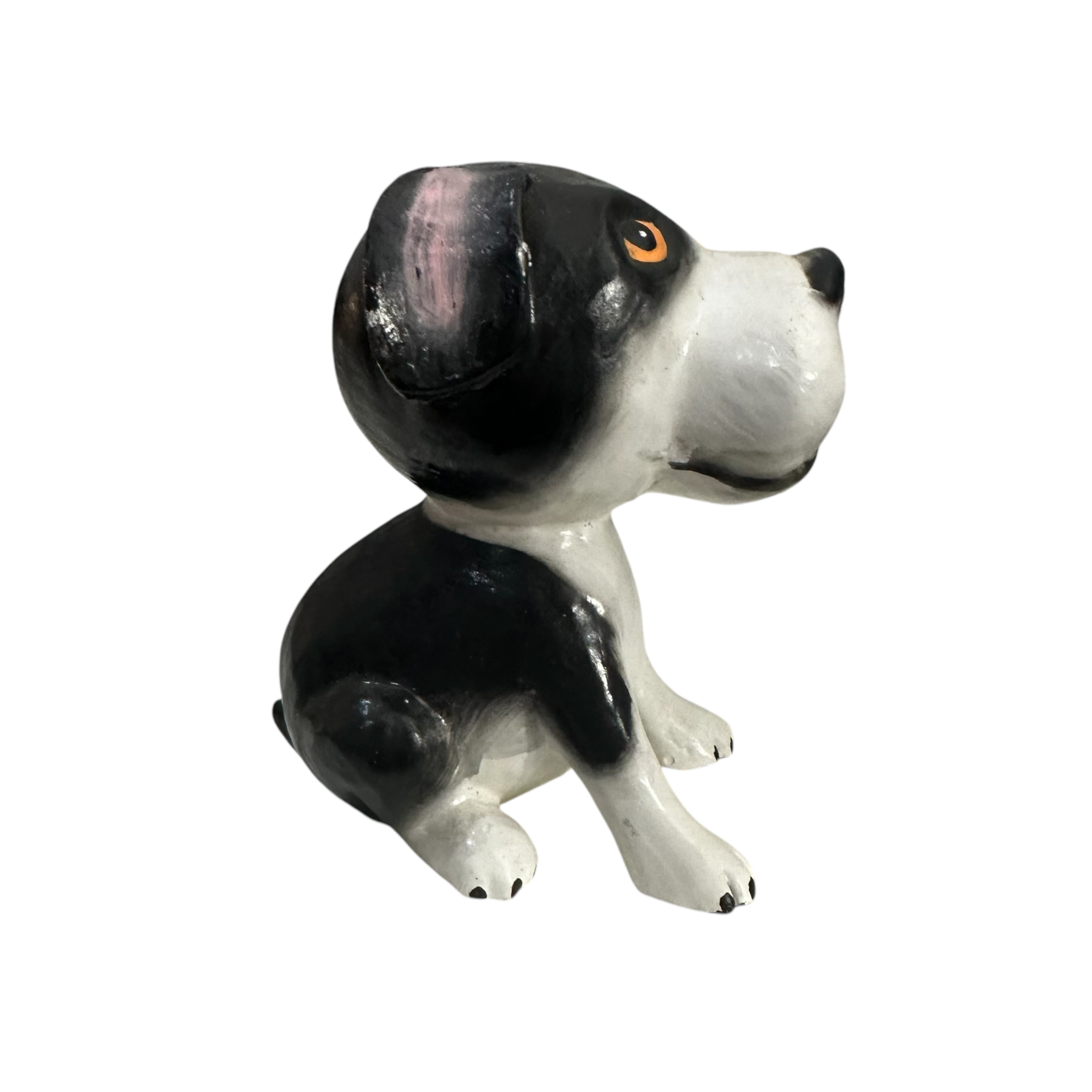 Hand Painted Wood Lovely Dog Lover Decoration Figurine (terrier)