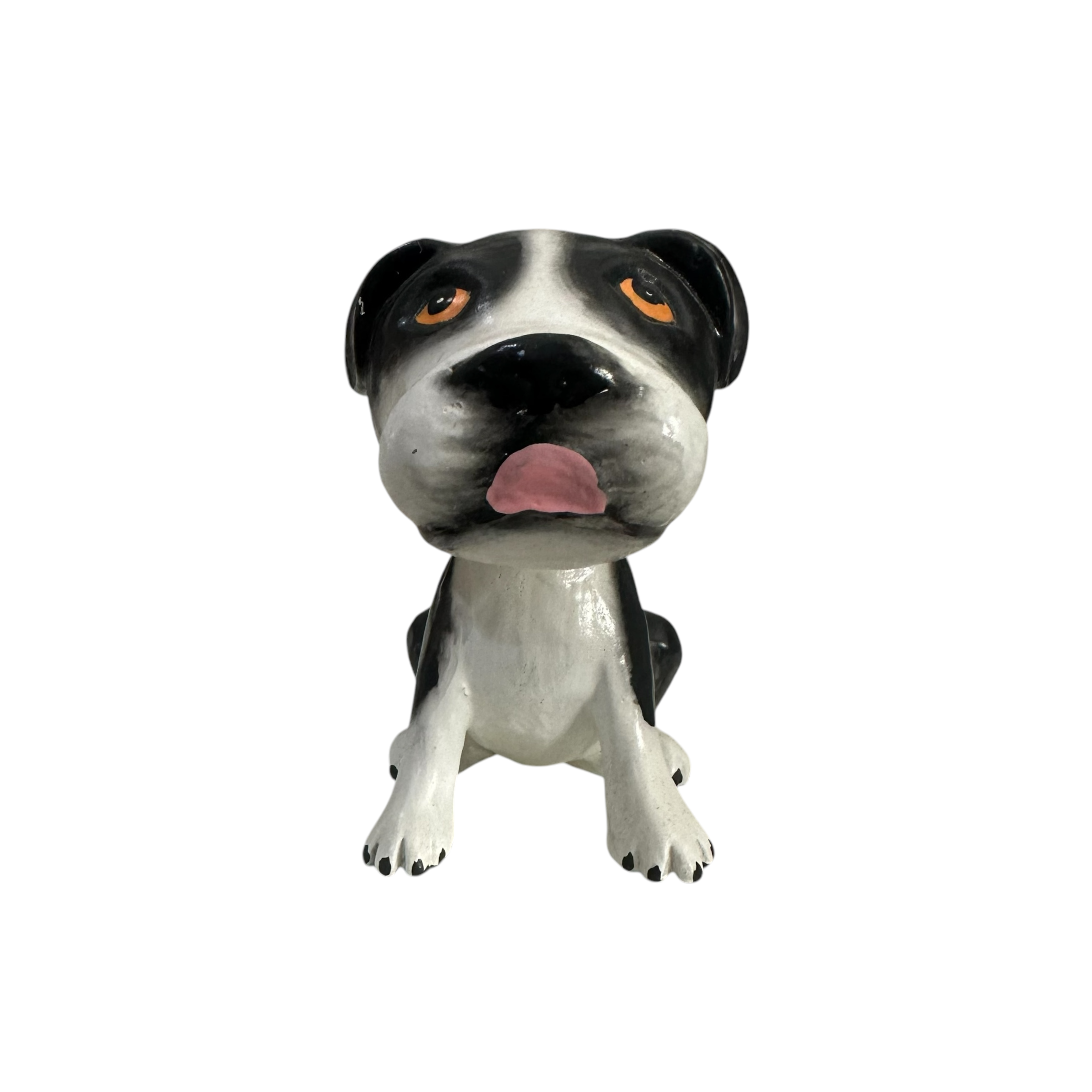 Hand Painted Wood Lovely Dog Lover Decoration Figurine (terrier)