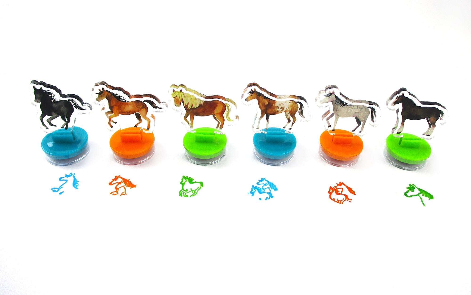 Horse Acrylic Stamp Set Of 6