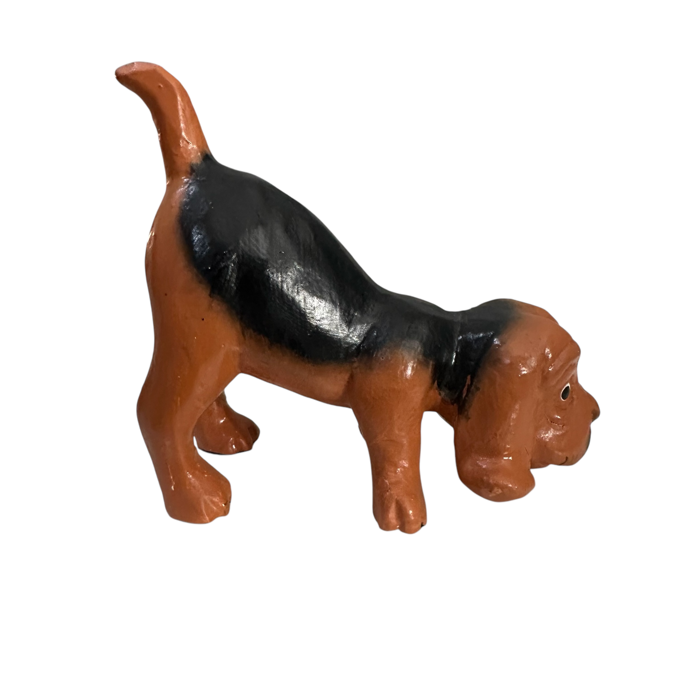 Hand Painted Wood Lovely Dog Lover Decoration Figurine (beagle)