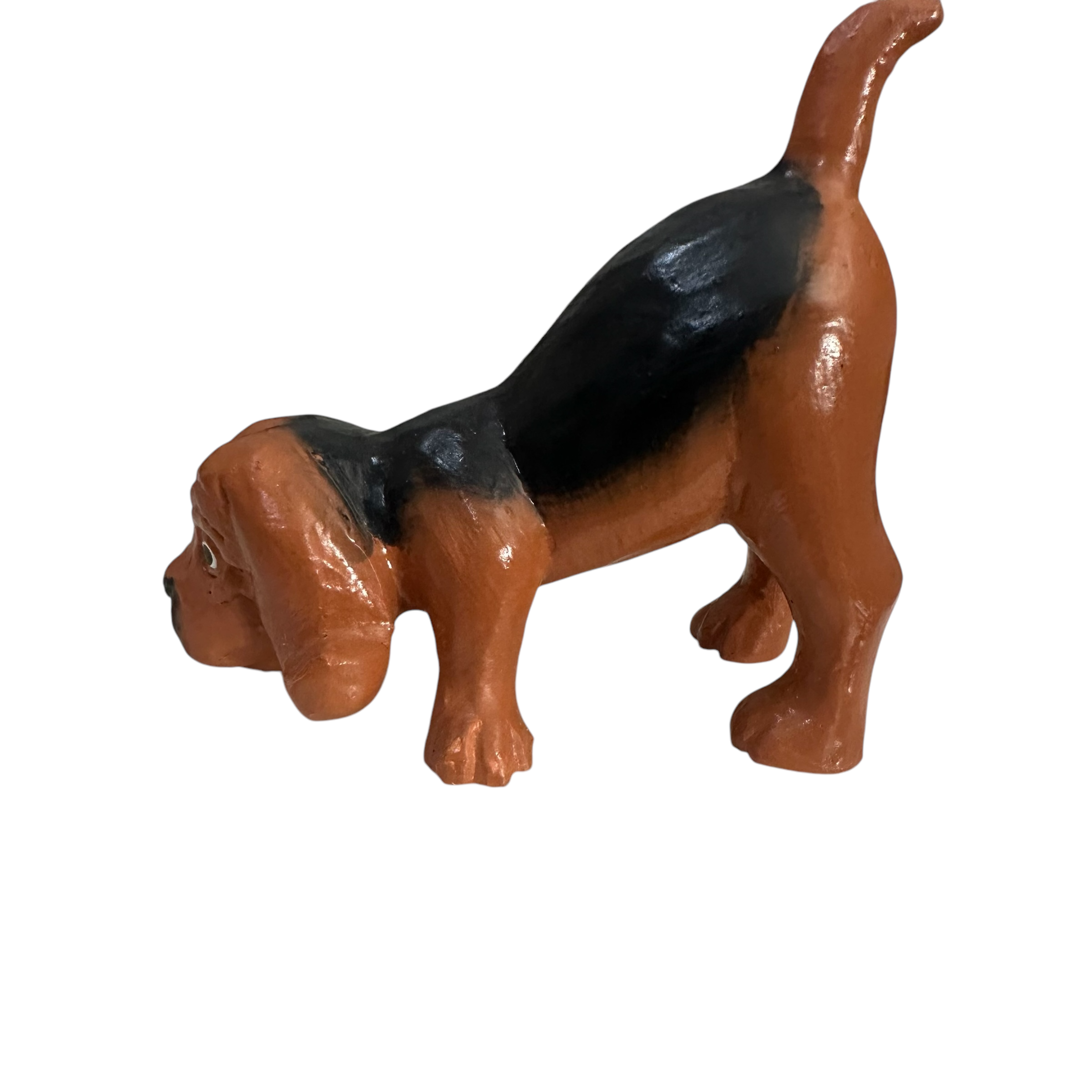 Hand Painted Wood Lovely Dog Lover Decoration Figurine (beagle)