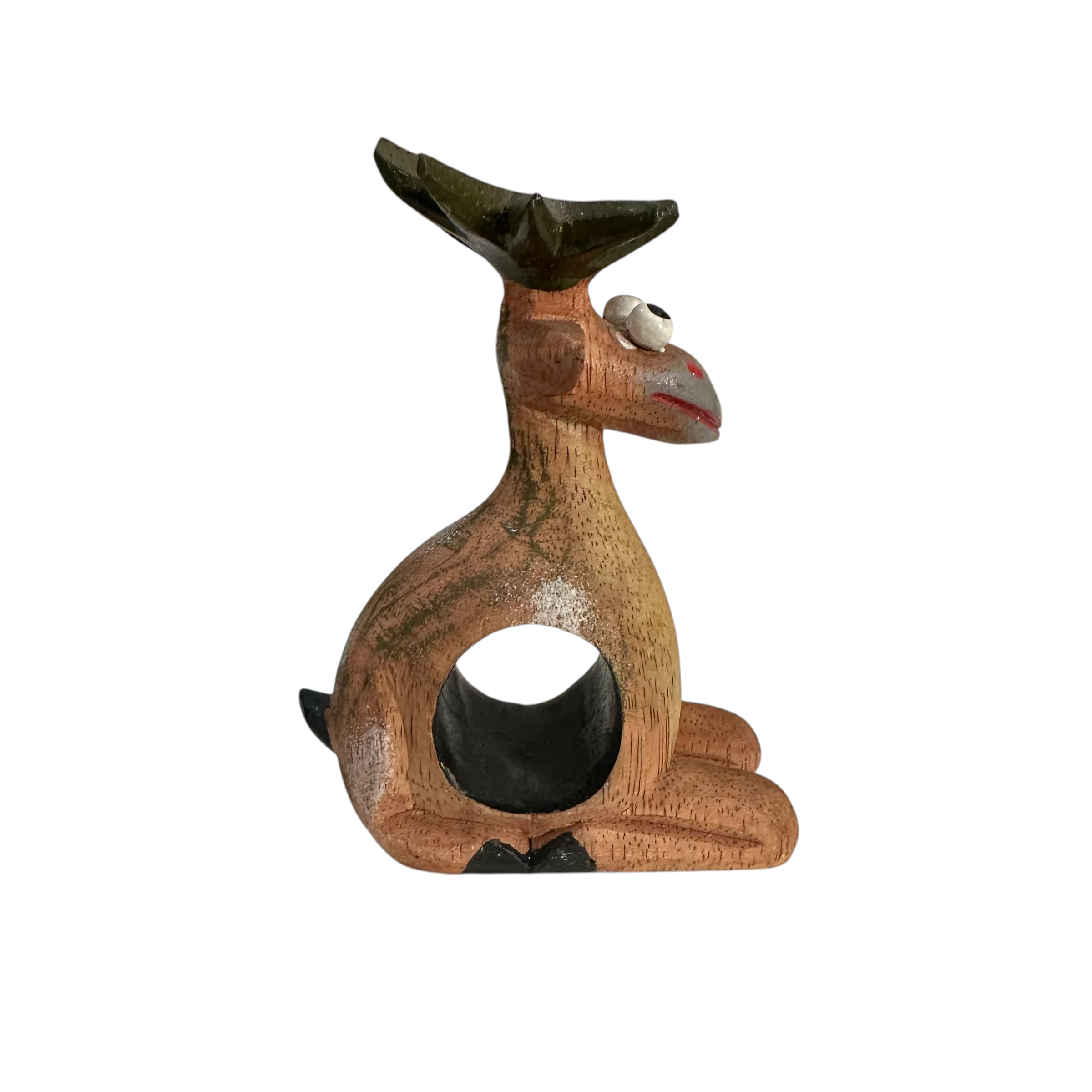 5 Handmade Wooden Moose Napkin Holders