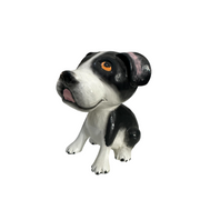Hand Painted Wood Lovely Dog Lover Decoration Figurine (terrier)